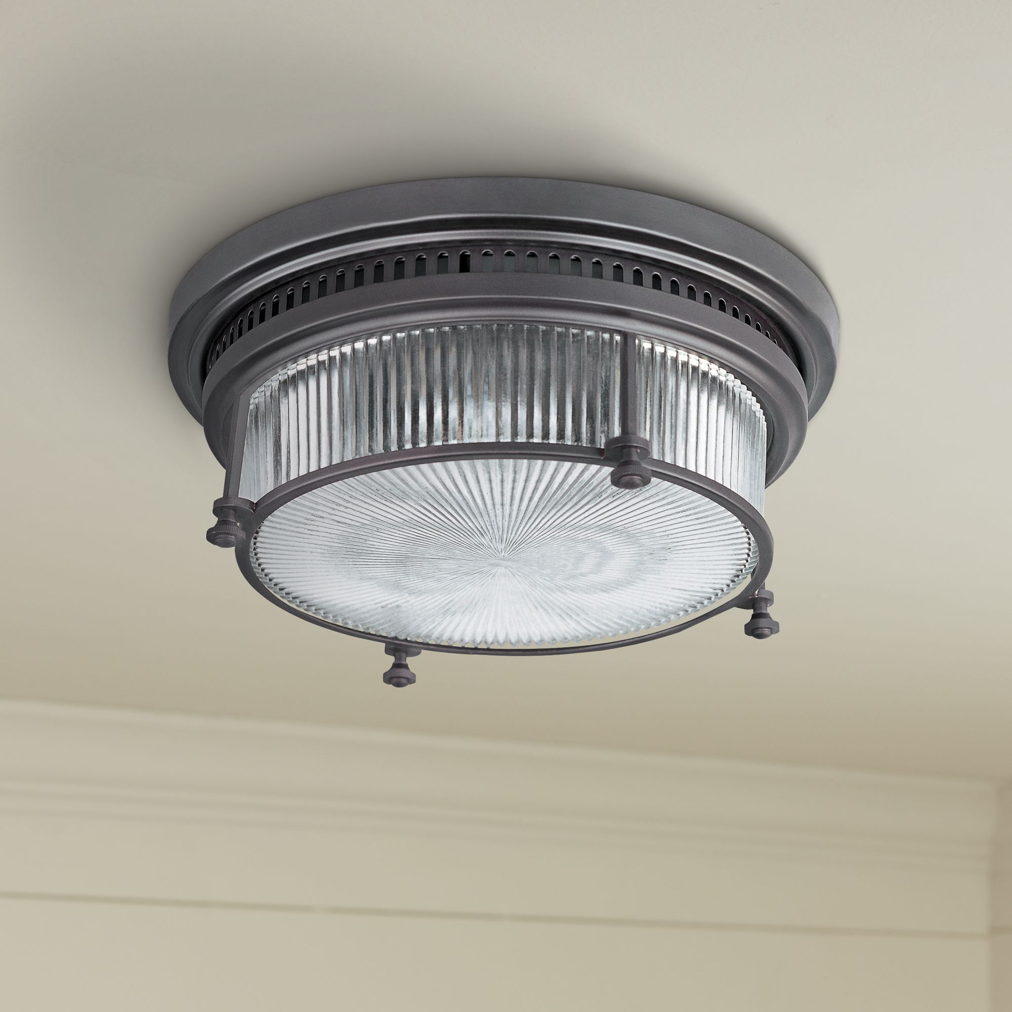 Maxim Hi-Bay 13" Wide Bronze Ceiling Light