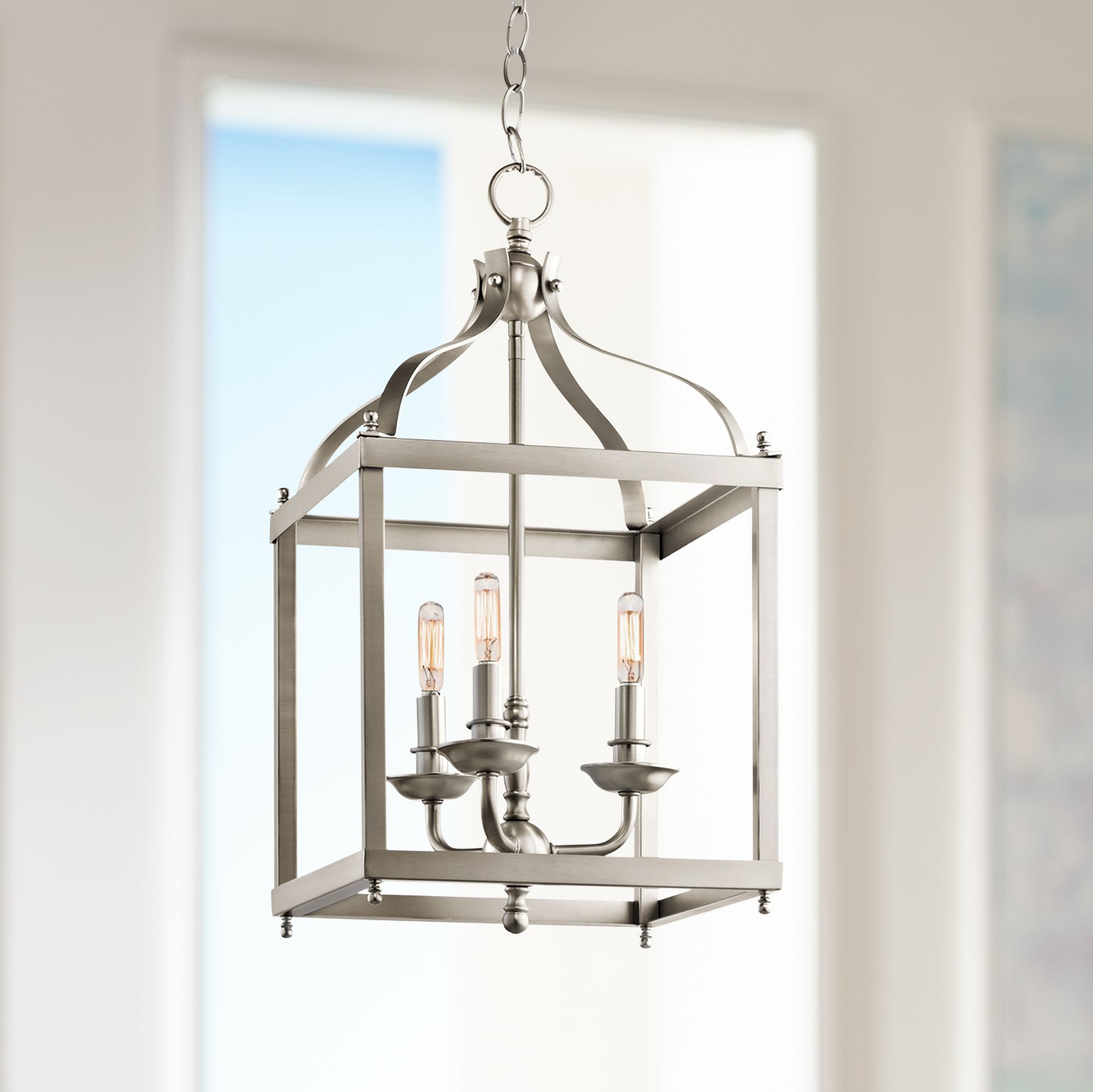 Kichler Larkin 12" Wide Brushed Nickel Pendant