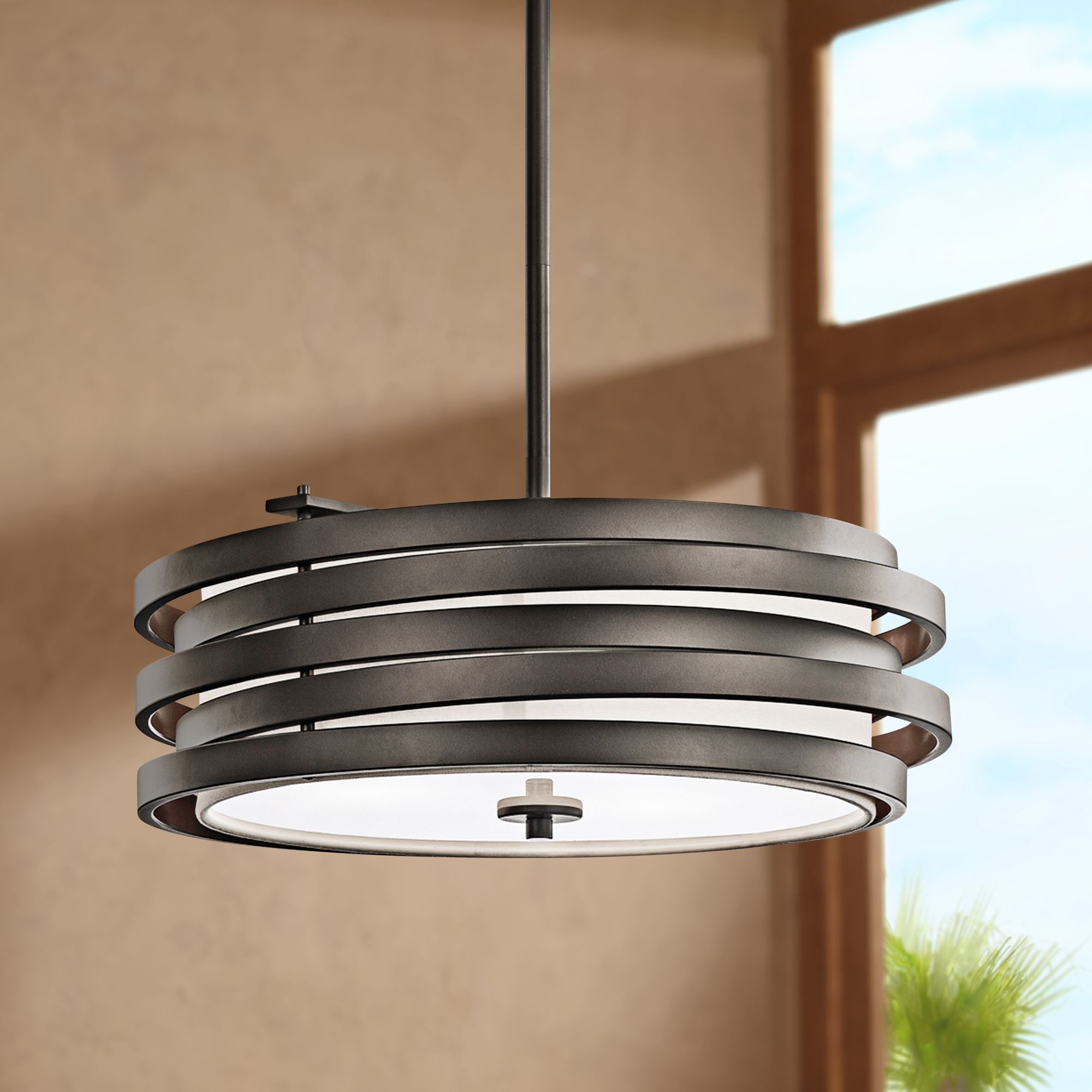 Kichler Roswell 19 1/4" Wide Old Bronze Pendant