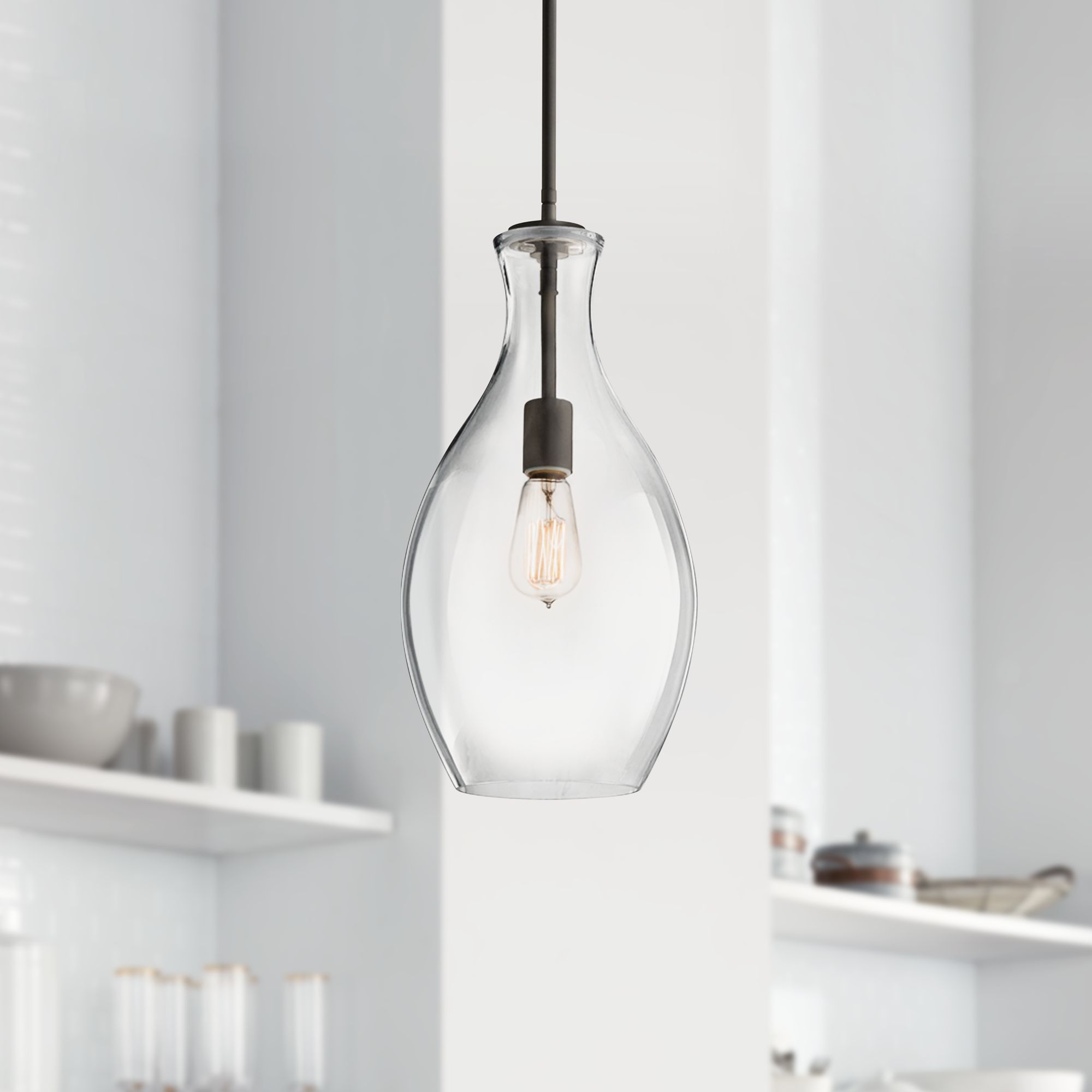 Kichler Everly 8 3/4" Wide Olde Bronze Mini Pendant