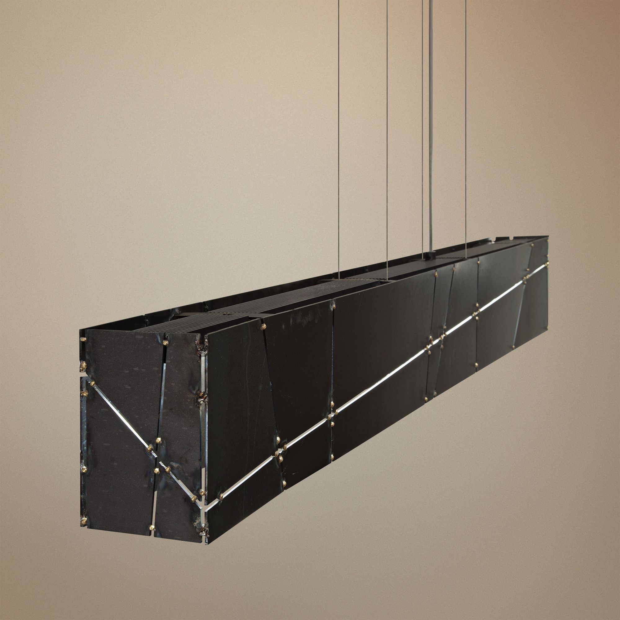 Crossroads 46" Wide Steel LED Kitchen Island Light Pendant