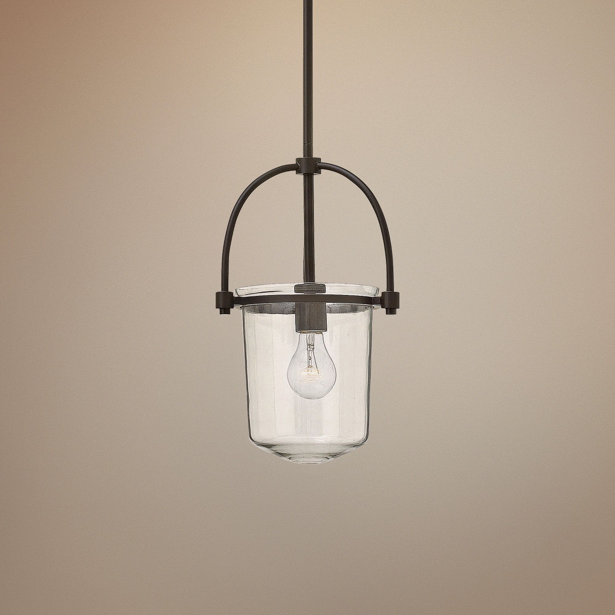 Hinkley Clancy 10" Wide Buckeye Bronze Mini Pendant