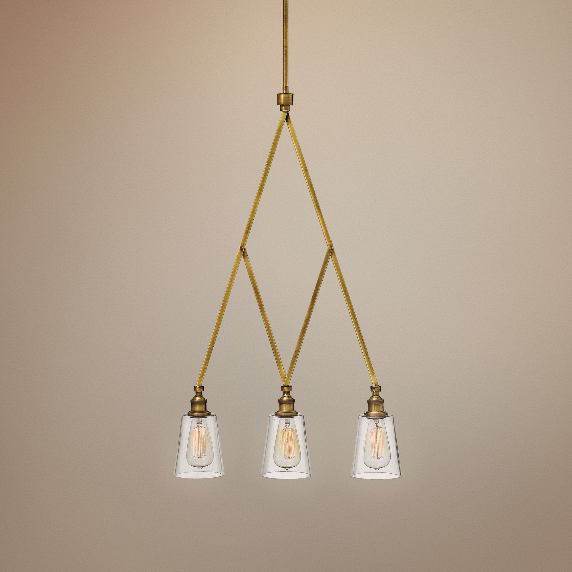 Hinkley Gatsby 20 1/4" Wide Heritage Brass Pendant