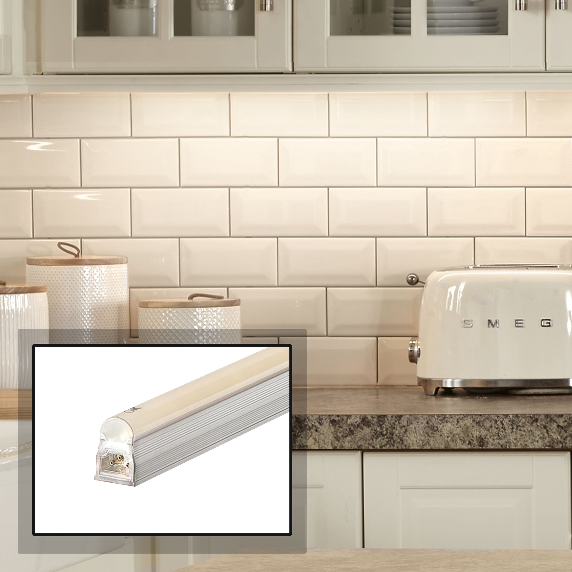 George Kovacs 40 Wide Silver Led Under Cabinet Light 4y899