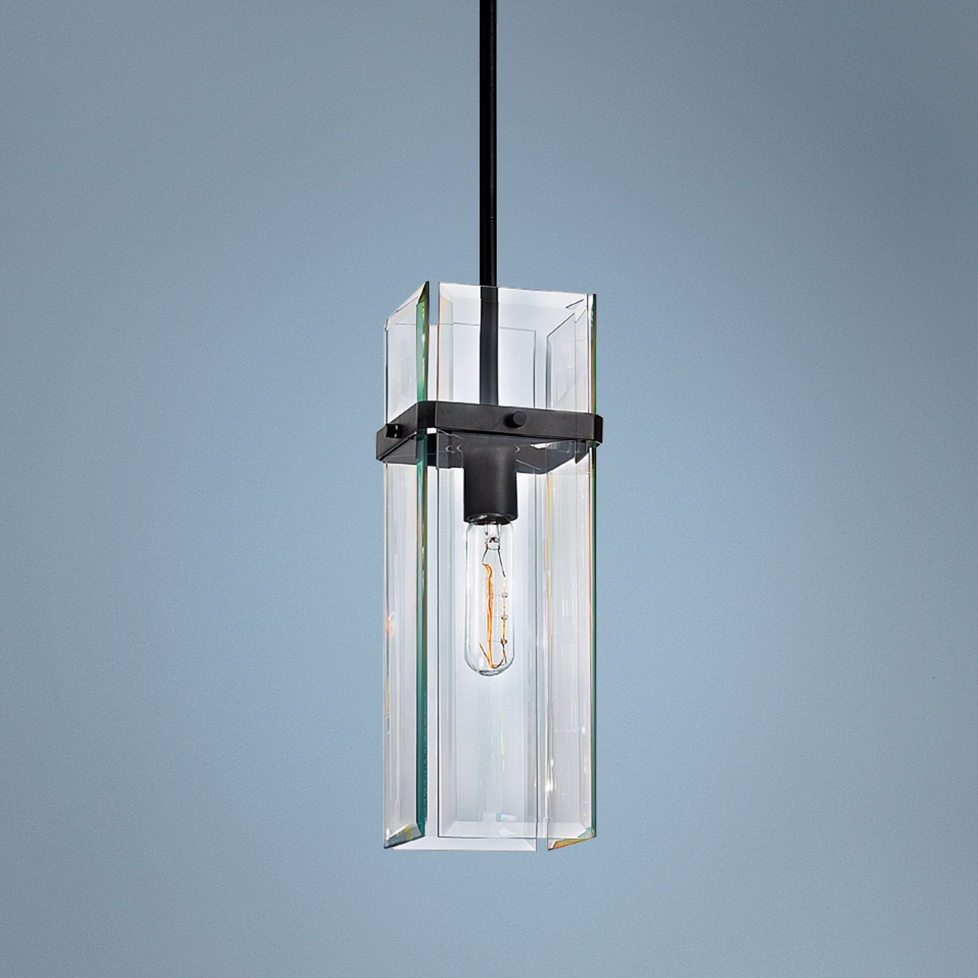 Sonneman Mercer Street 5 3/4" Wide Black Mini Pendant