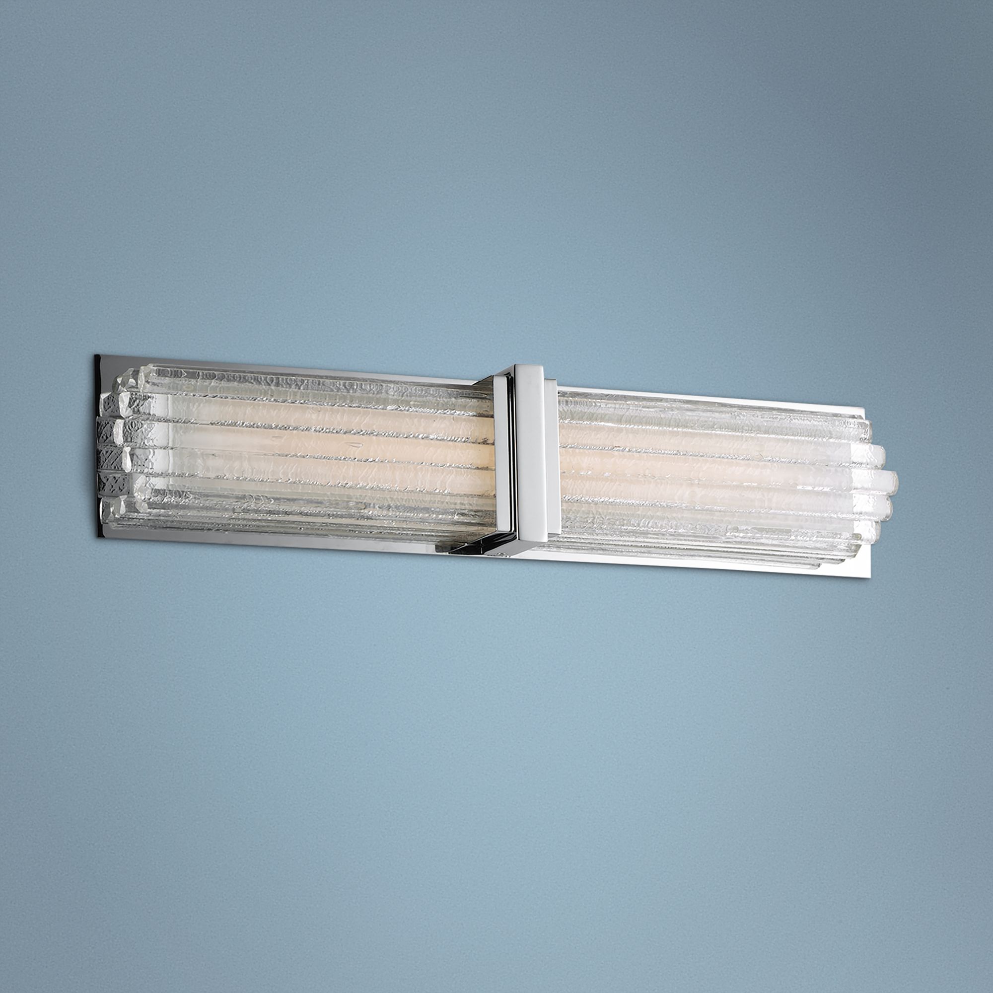 Maxim Unity 24" Wide Polished Nickel LED Bath Light
