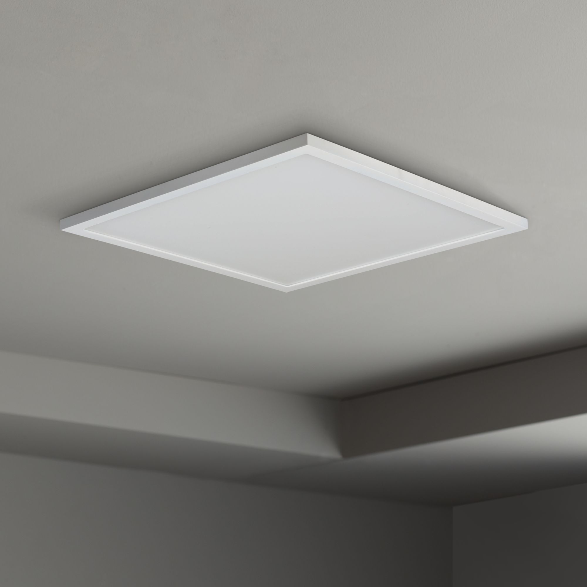 Maxim Wafer 15" Wide White 3000K LED Square Ceiling Light