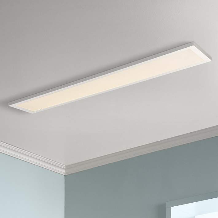 Maxim Sky Panel 48 Wide White 4000k Led Ceiling Light 53v77 Lamps Plus - Led Panel Ceiling Lights For Kitchens
