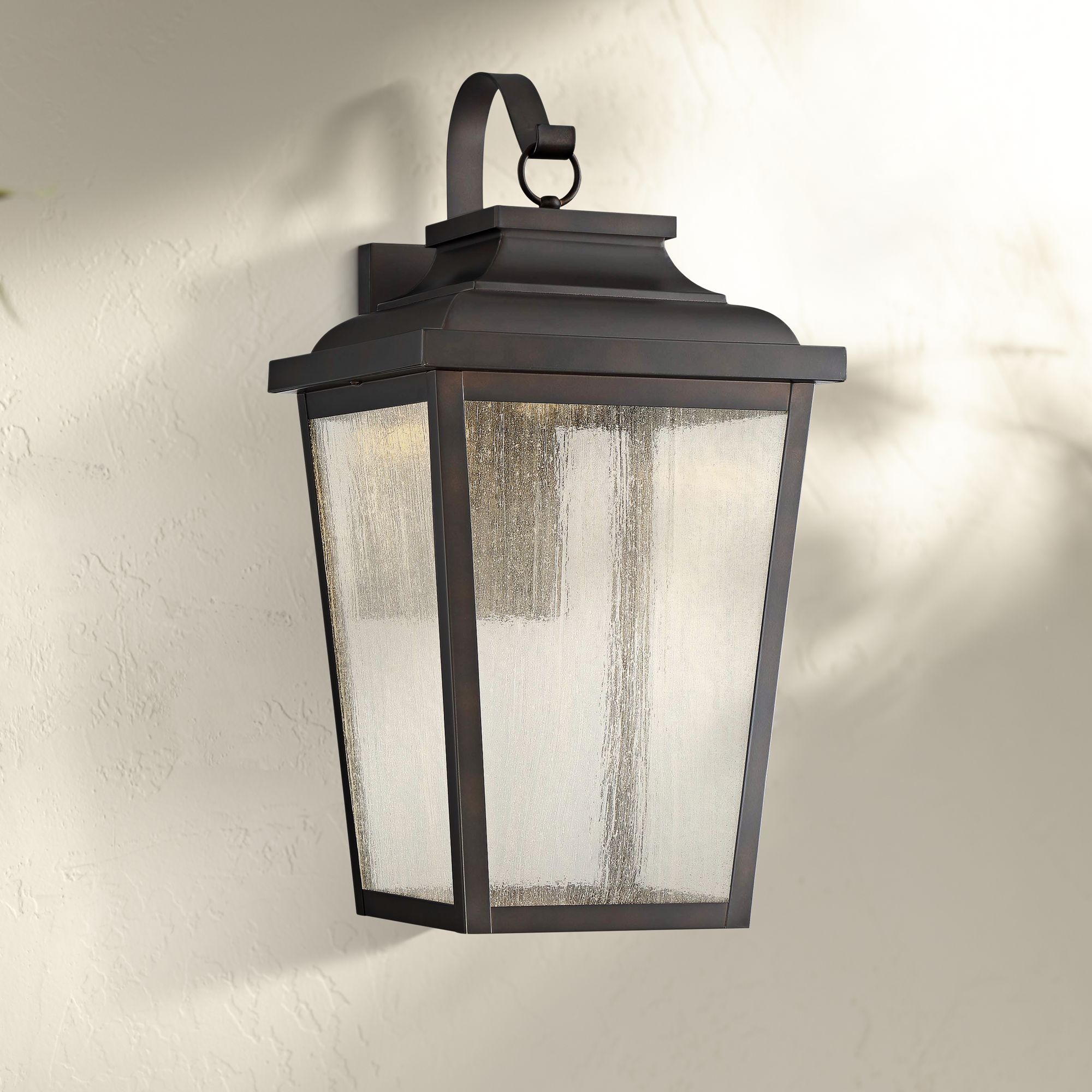 Irvington Manor 24 1/4" High Bronze LED Outdoor Wall Light