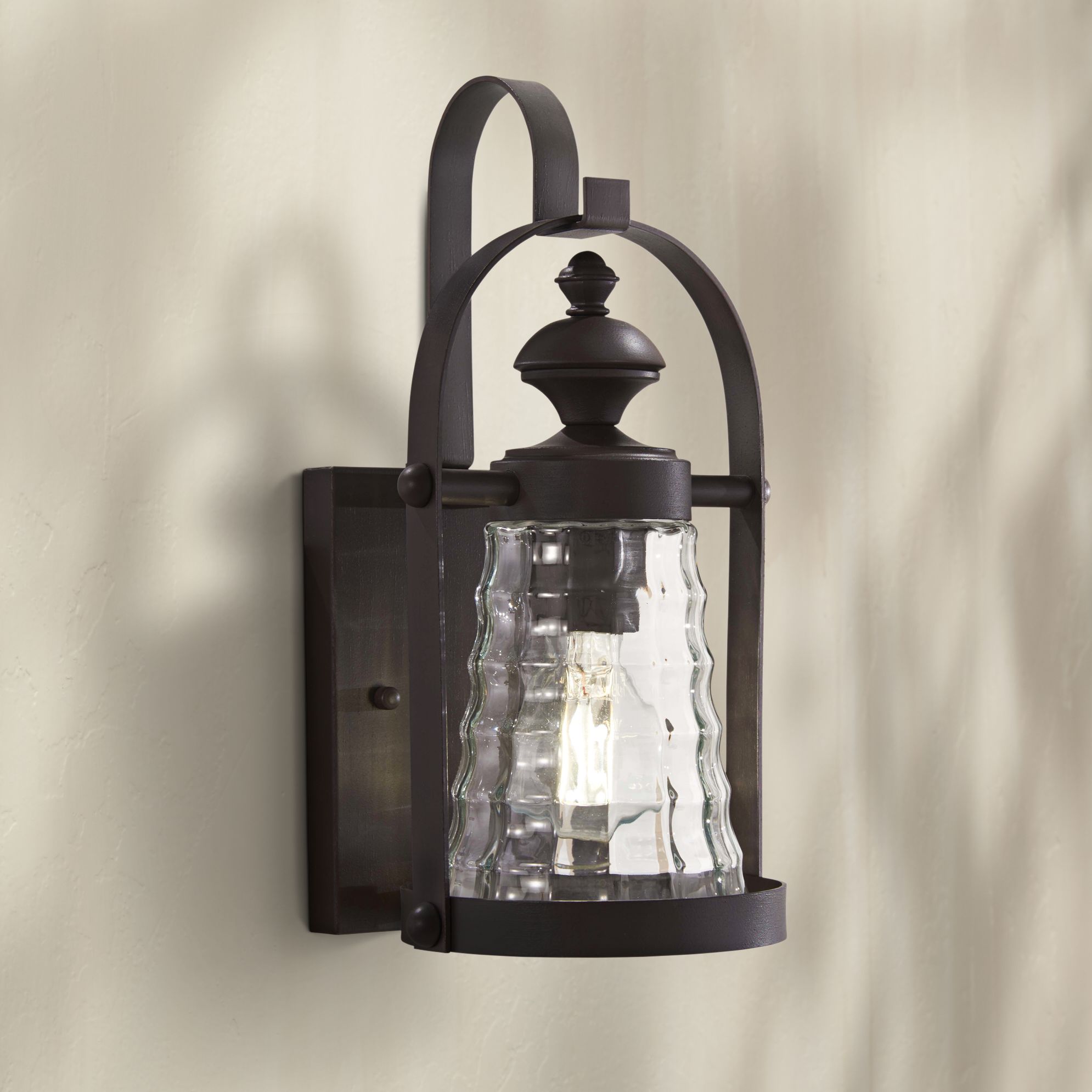 Sycamore Trail 13" High Dorian Bronze Outdoor Wall Light