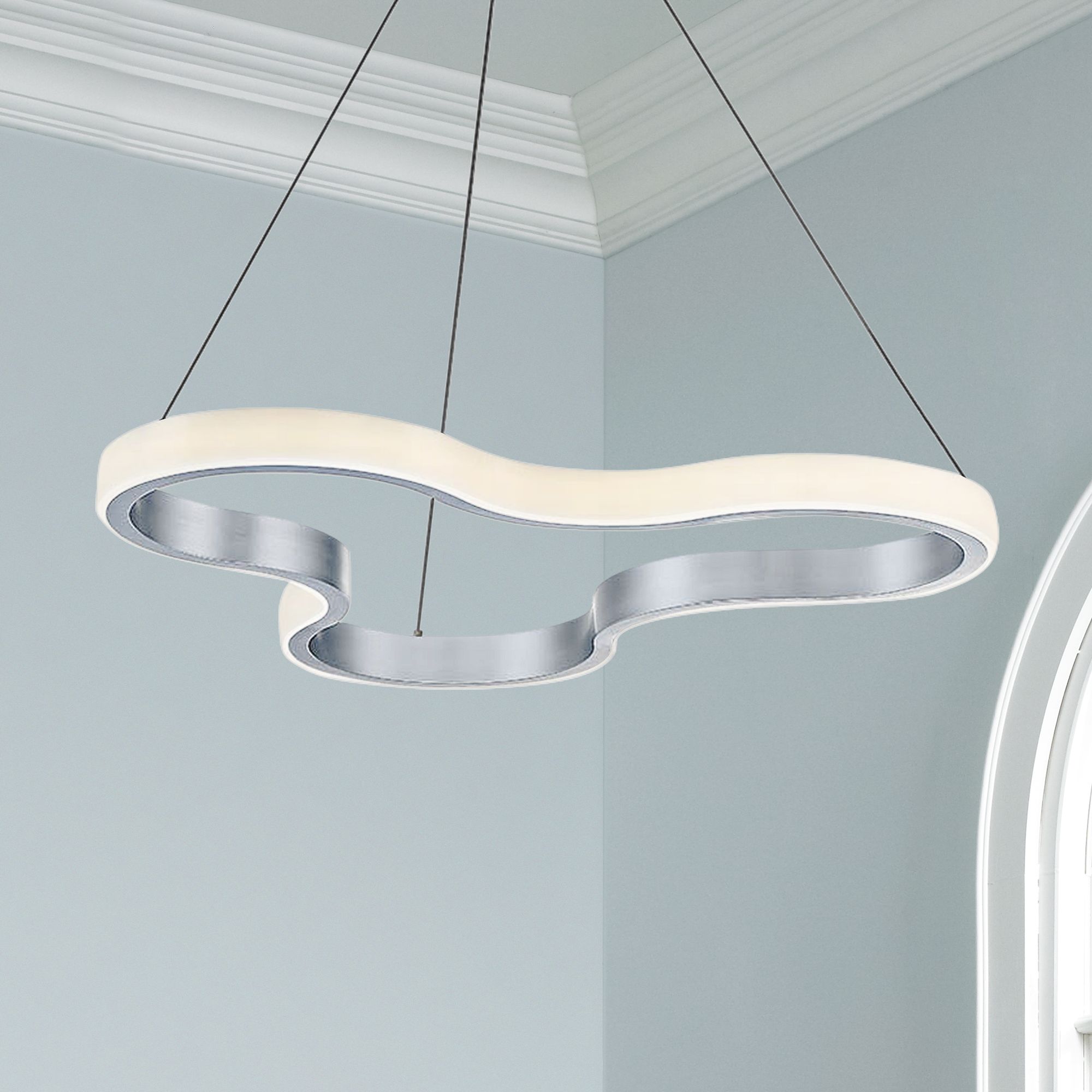 Modern Forms Nimbus 30" Wide Titanium LED Pendant Light