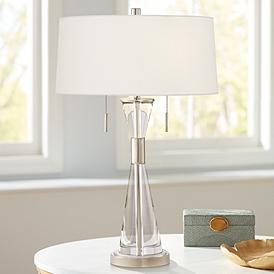 Clear Pull Chain Table Lamps Plus, Pull Cord Table Lamp