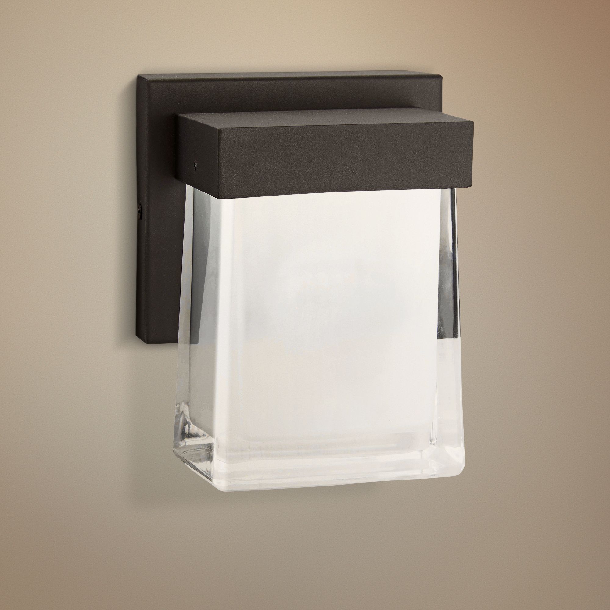 George Kovacs After Glow 7 1/4" High Bronze LED Wall Sconce