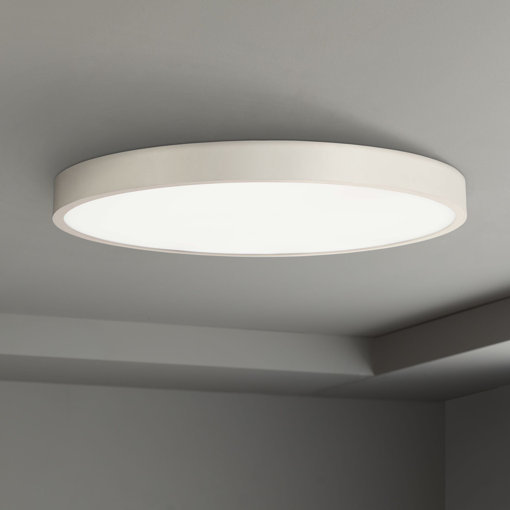 George Kovacs Ugo 32 1/2" Wide Sand White LED Ceiling Light