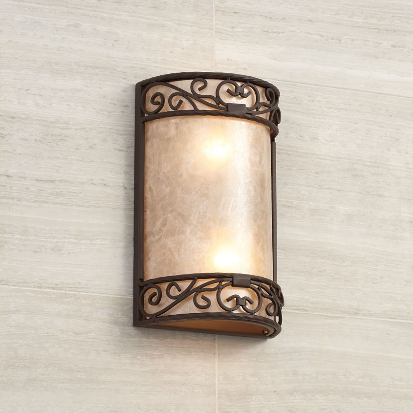 Natural Mica Collection 12 1/2" High LED Wall Sconce