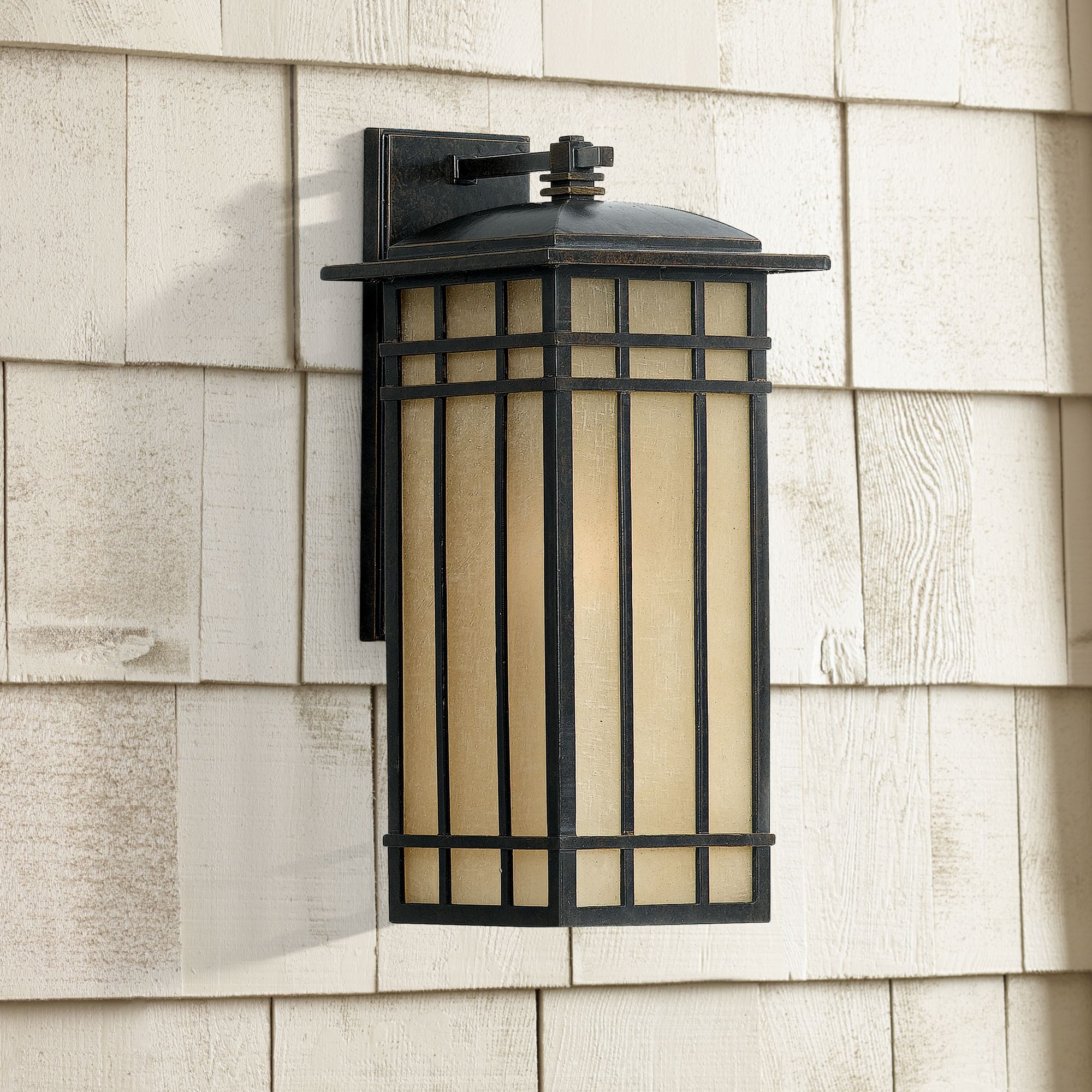 Quoizel Hillcrest 20" High Bronze Outdoor Wall Light