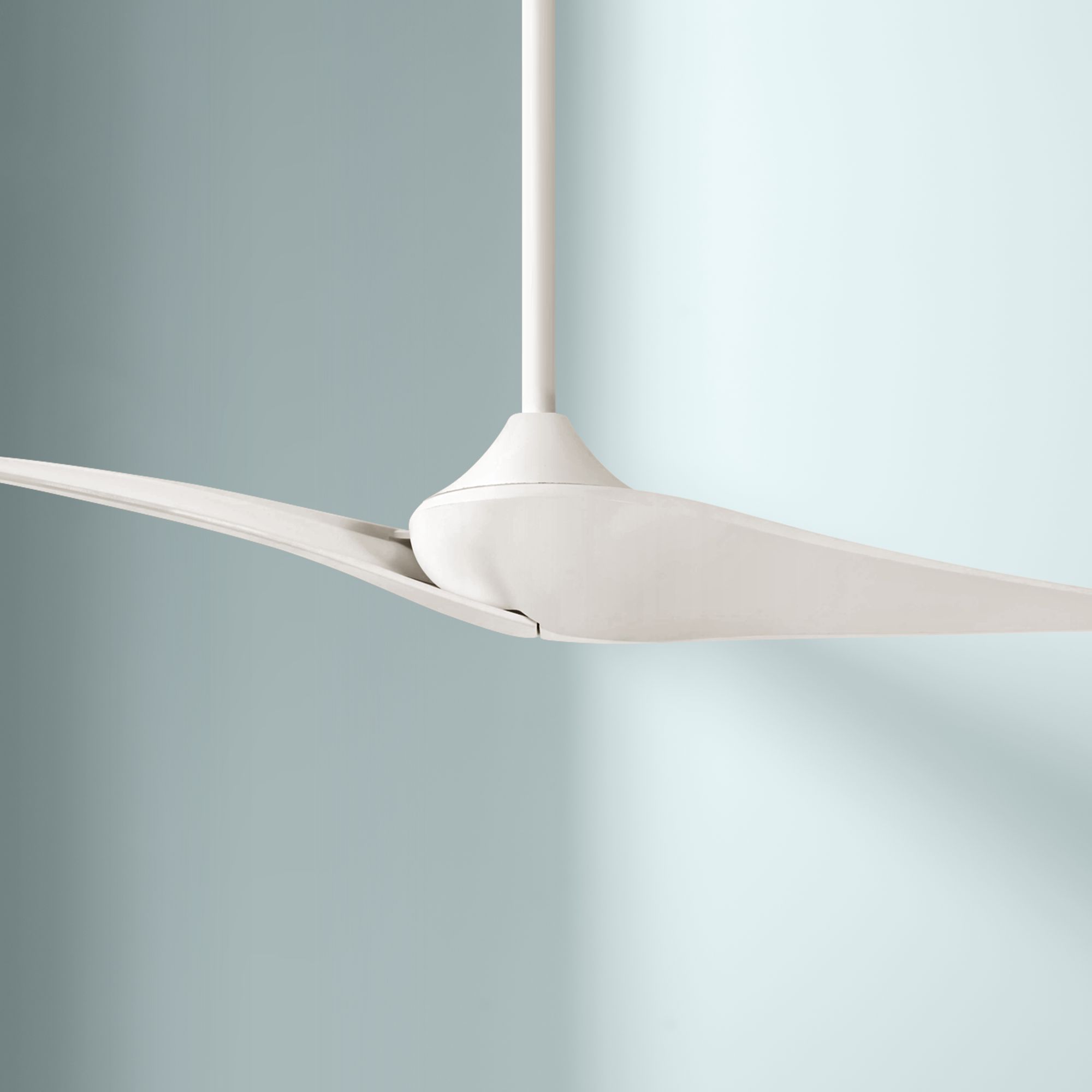 60" Minka Aire Wave II Flat White DC Ceiling Fan