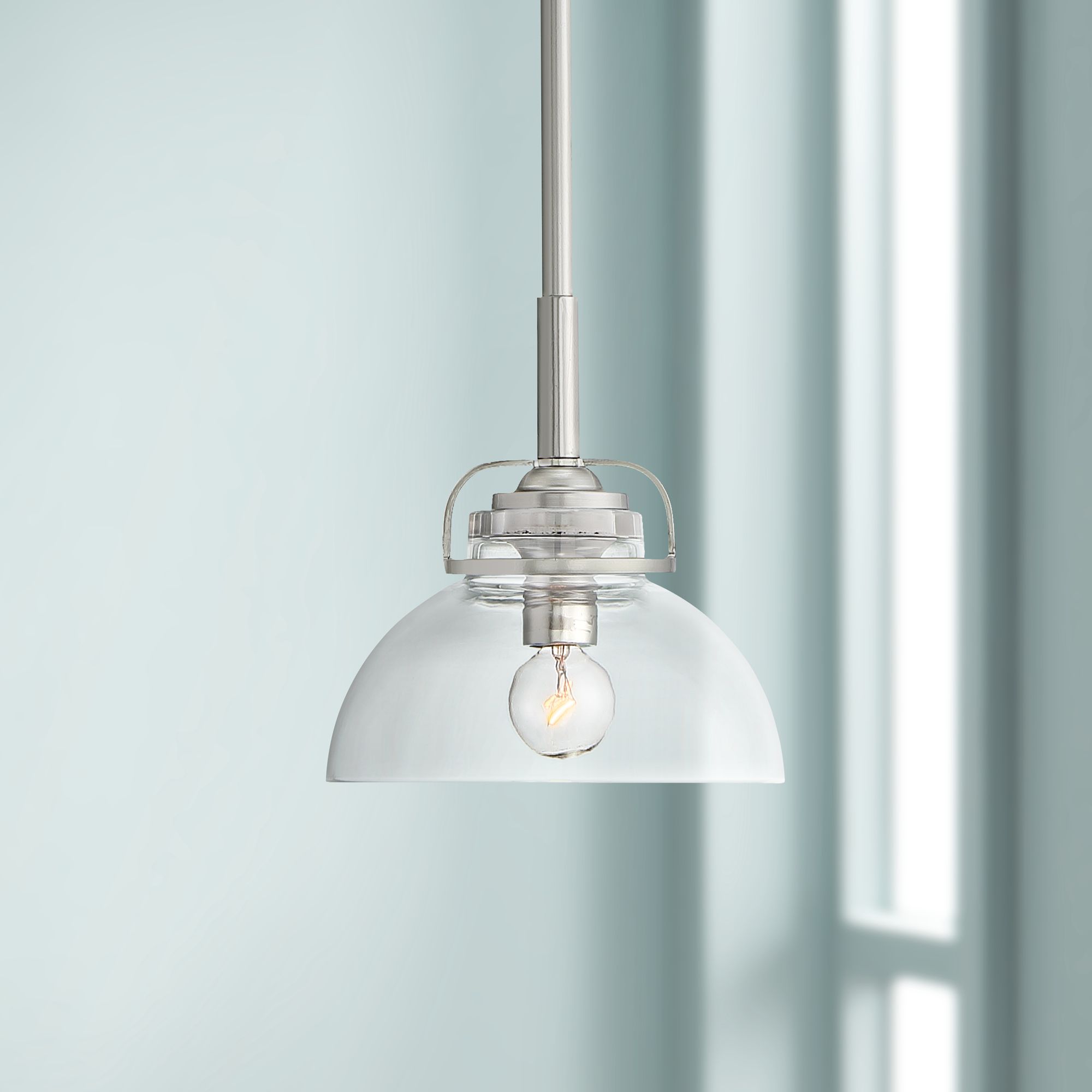 Calpella 6 1/2" Wide Clear Glass Mini Pendant Light