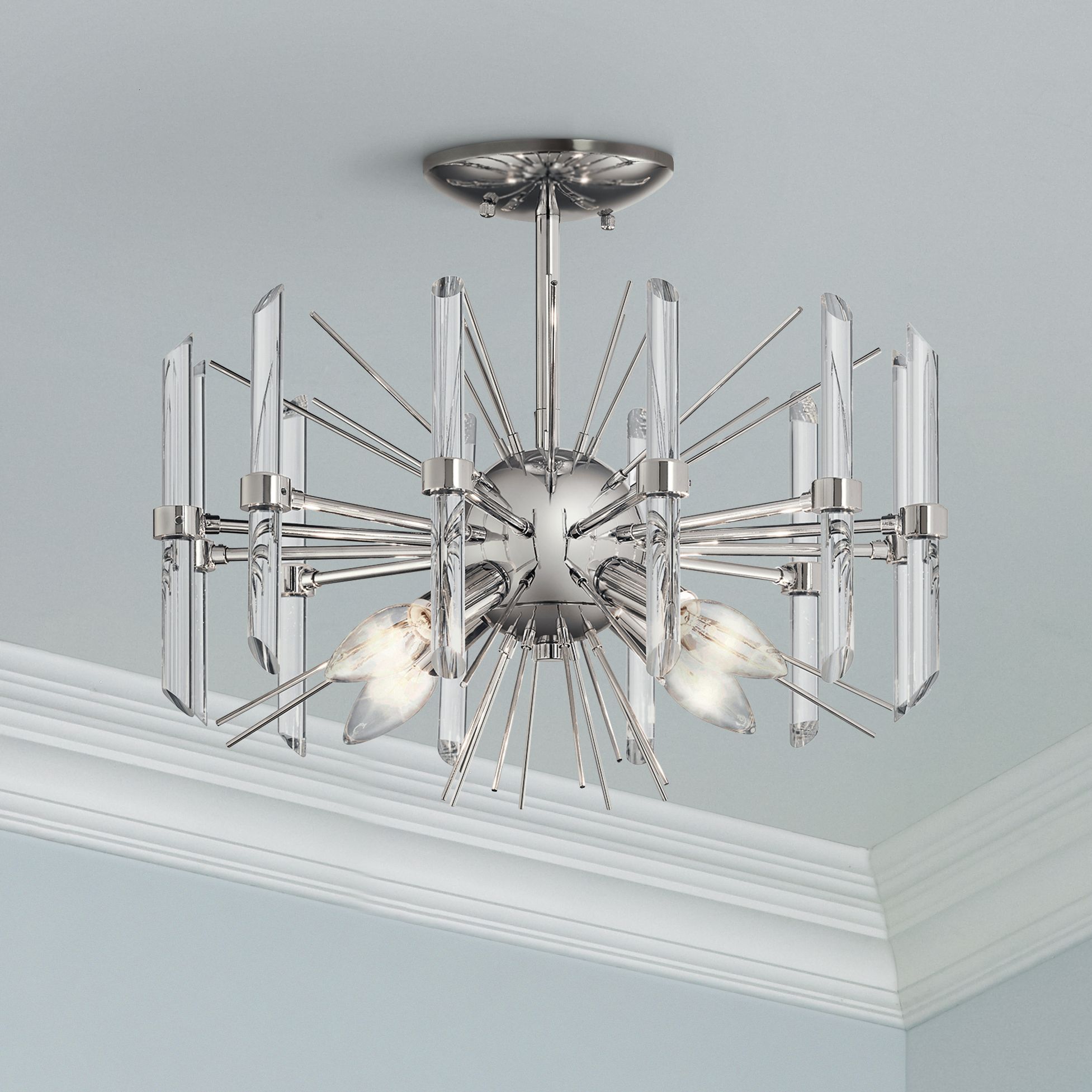 Kichler Eris 16" Wide Modern Crystal Ceiling Light