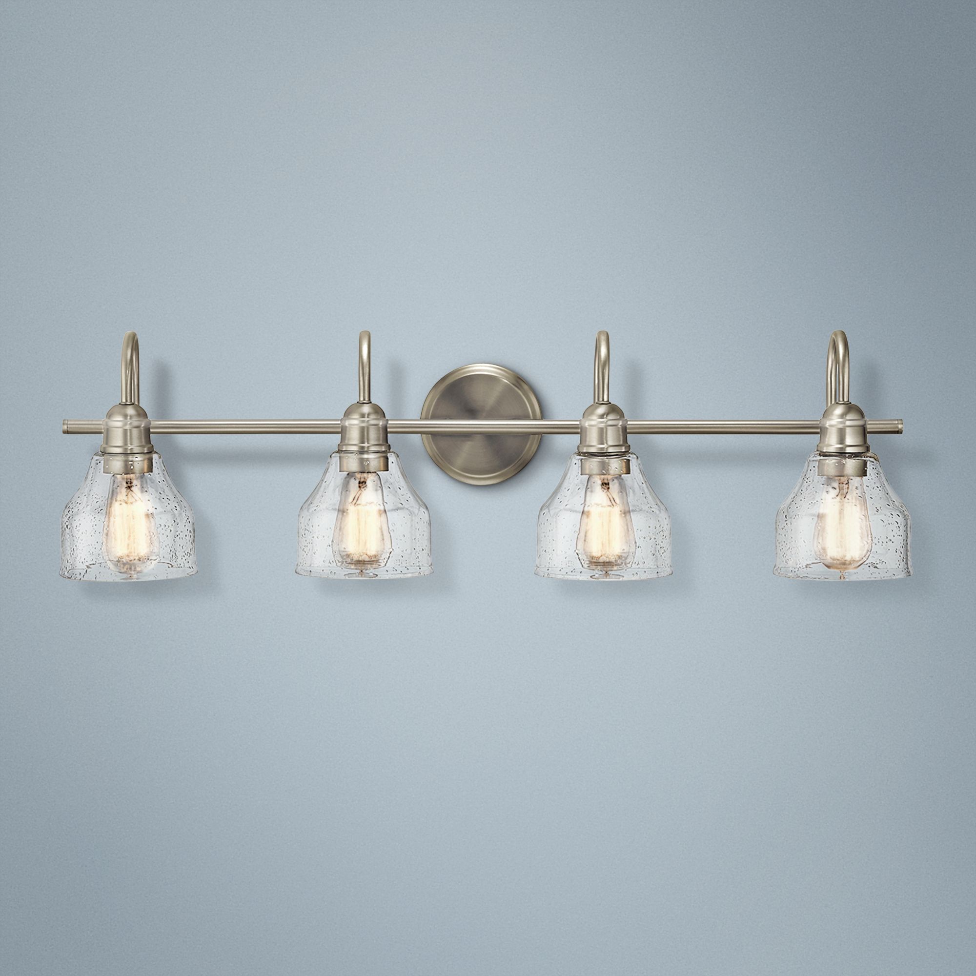 Kichler Avery 33 1/4" Wide Brushed Nickel 4-Light Bath Light