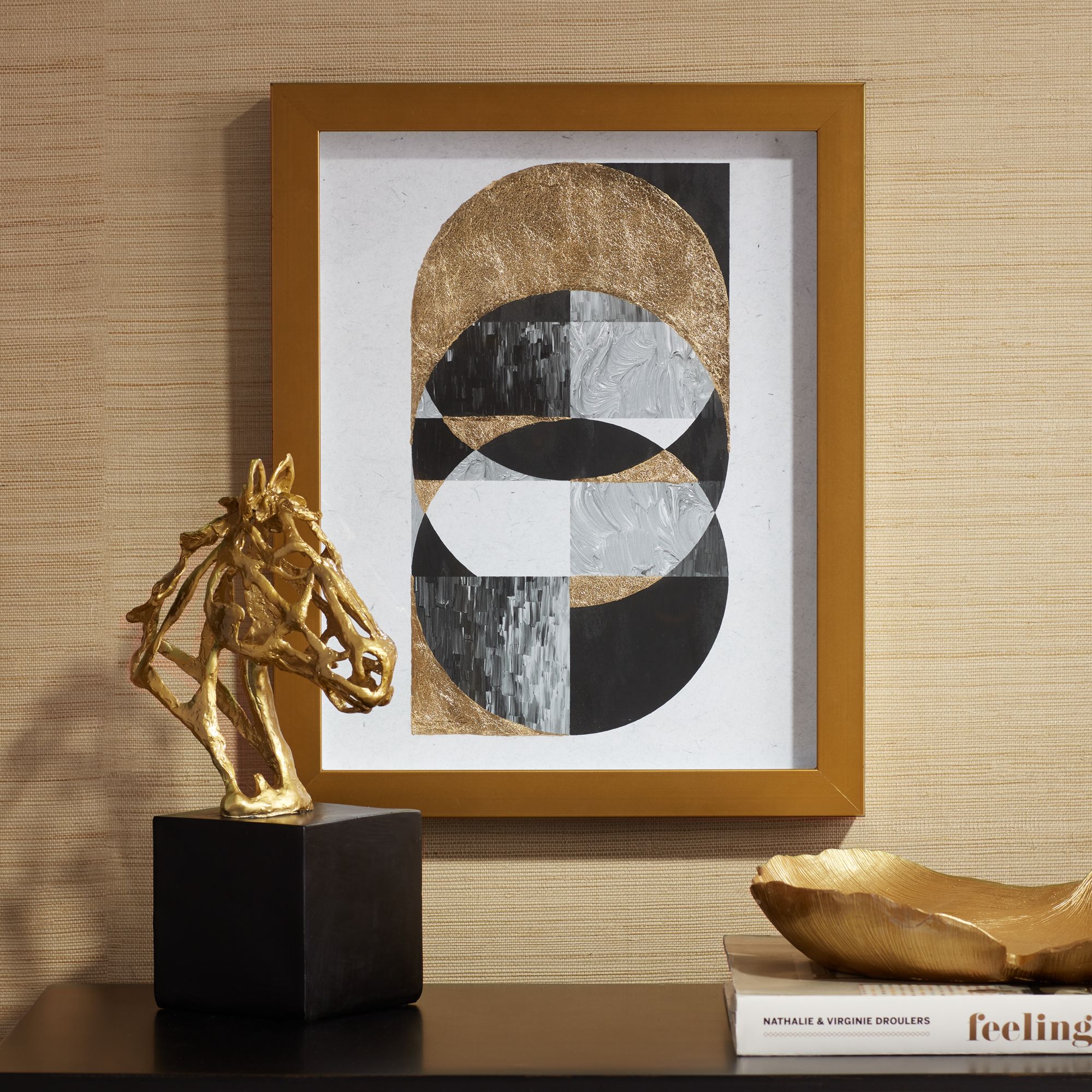 Sacred Geometry III 15 1/2" High Framed Giclee Wall Art