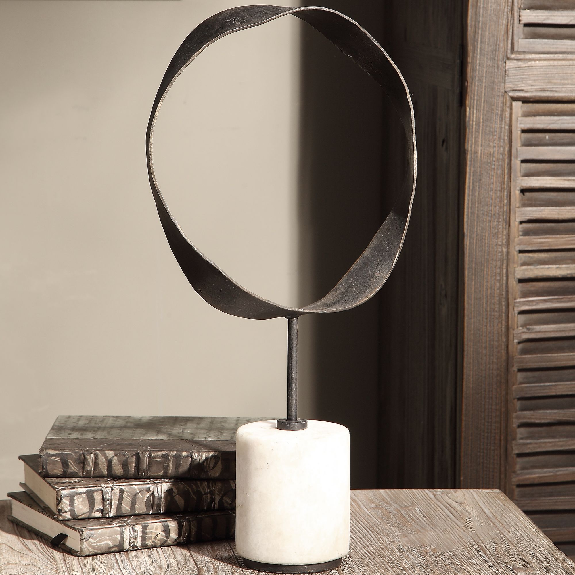 Uttermost Rilynn 17 1/2" High Antiqued Bronze Sculpture