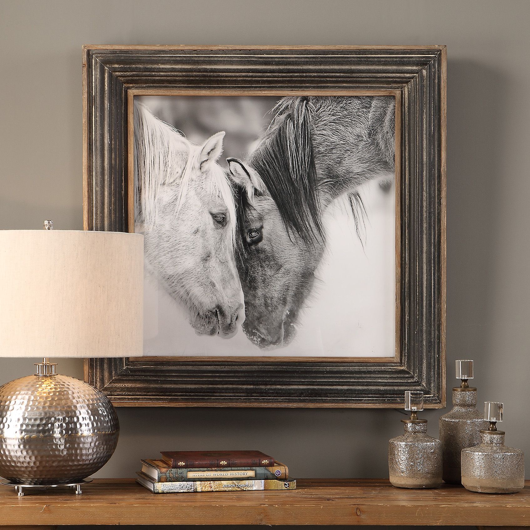 horse wall art on canvas