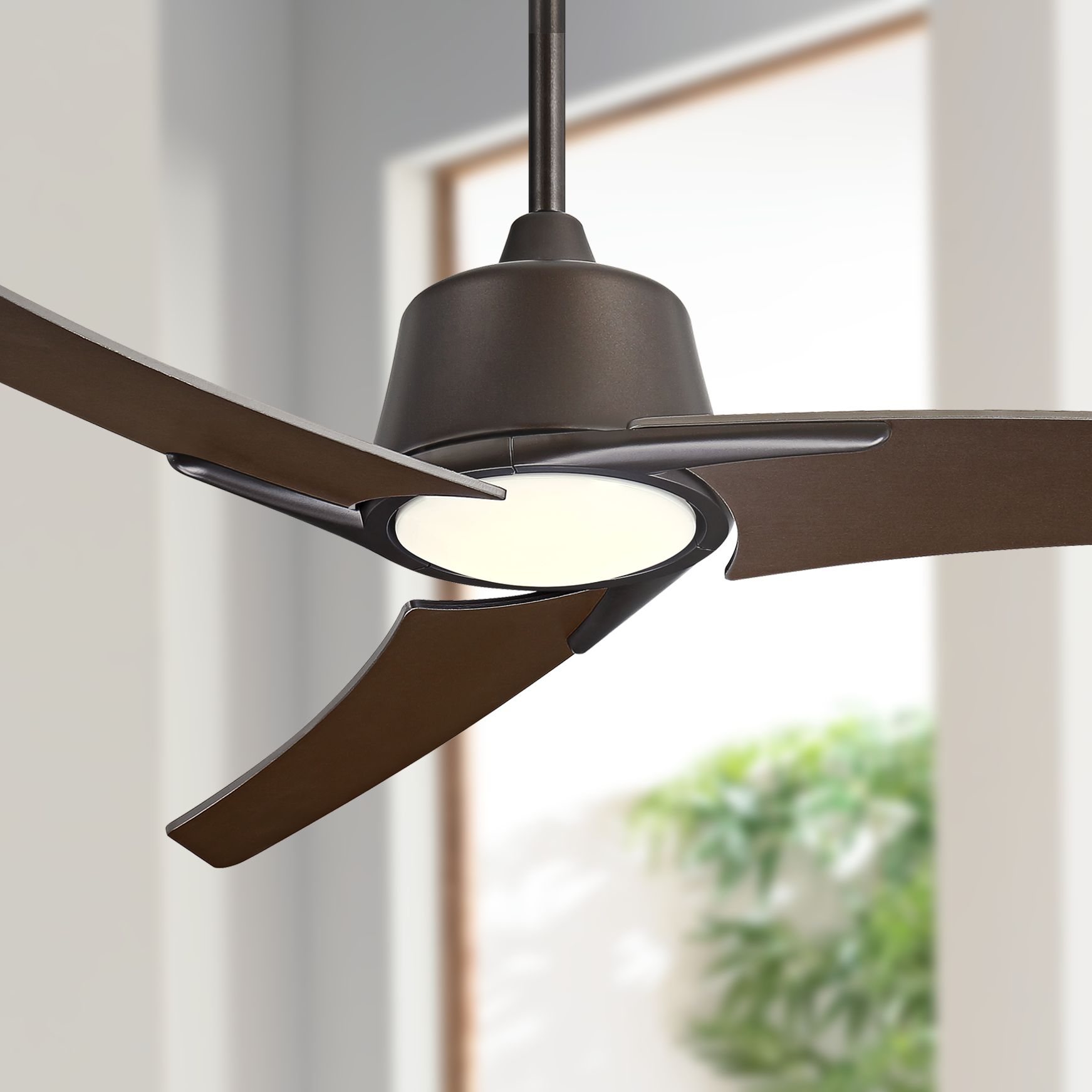 48" Casa Vieja Matrix Oil Rubbed Bronze LED Ceiling Fan