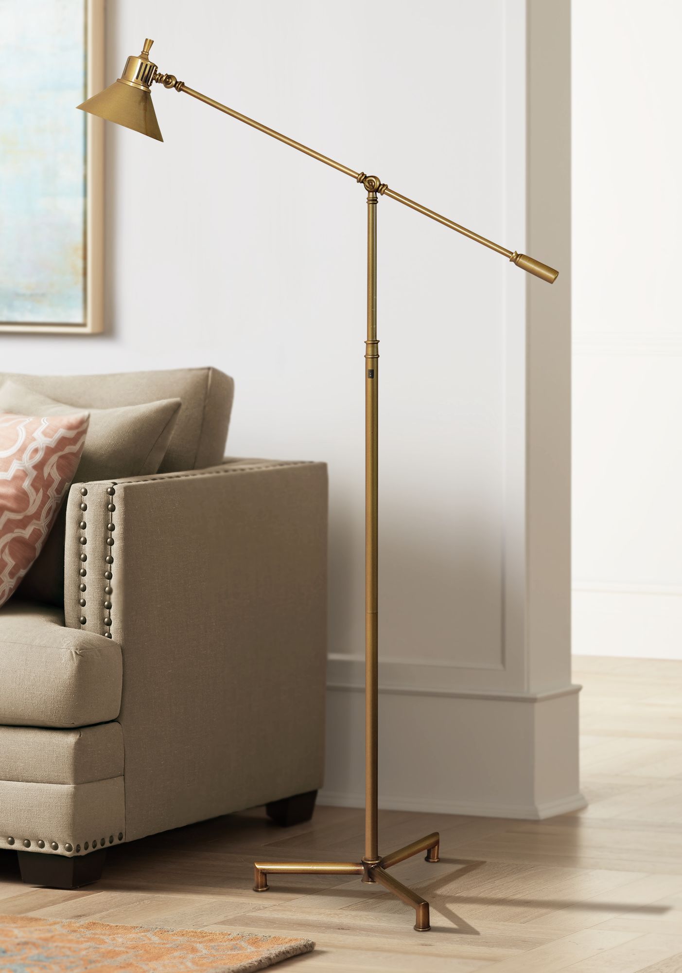 Hemlock Dark Bronze LED Floor Lamp