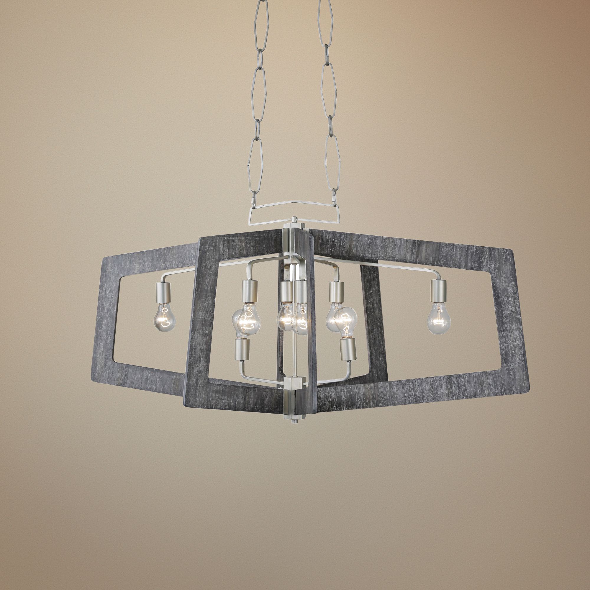 Varaluz Lofty 48" Wide Gray Kitchen Island Light Pendant