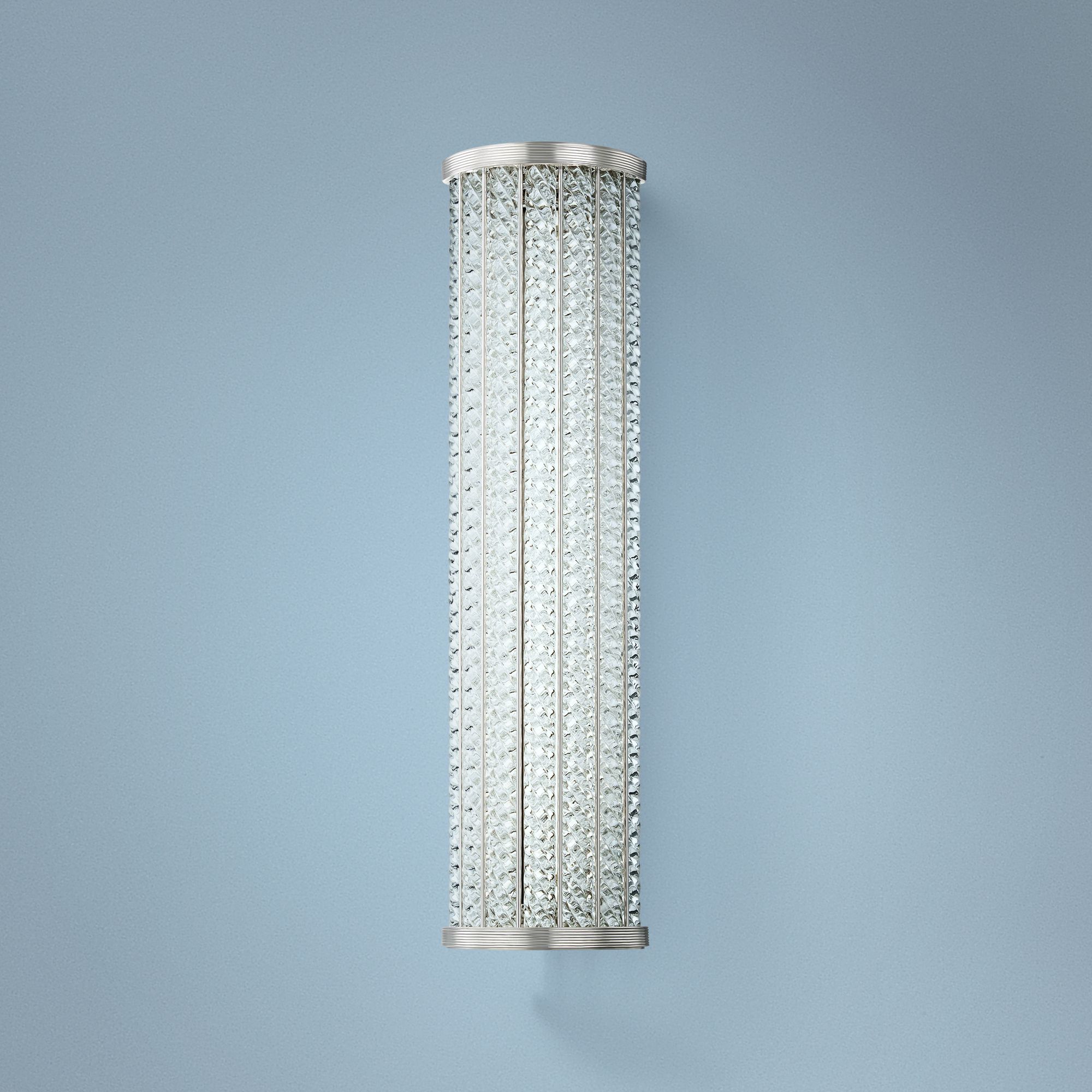 Hudson Valley Shelby 25"H Polished Nickel LED Wall Sconce