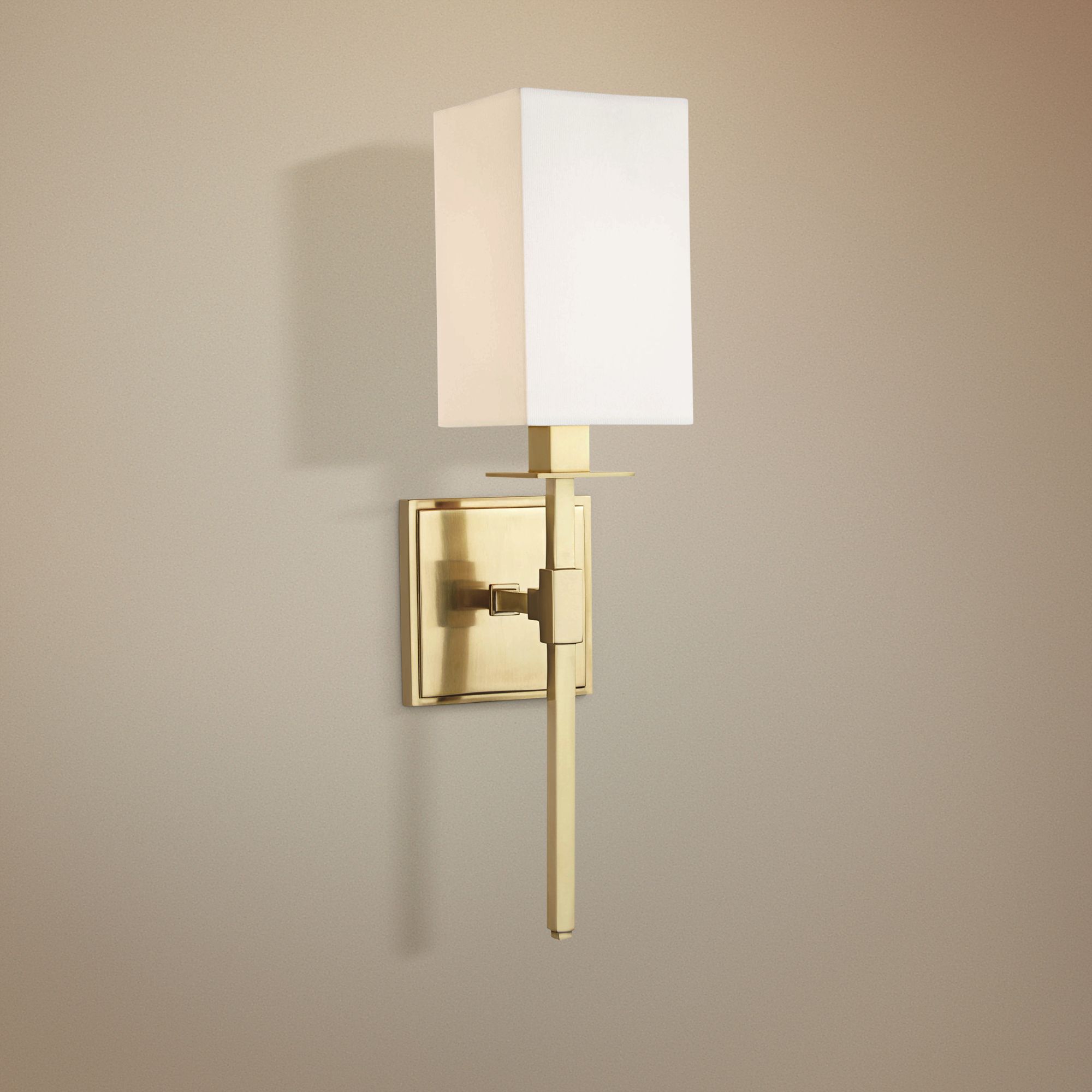Hudson Valley Taunton 17" High Aged Brass Wall Sconce