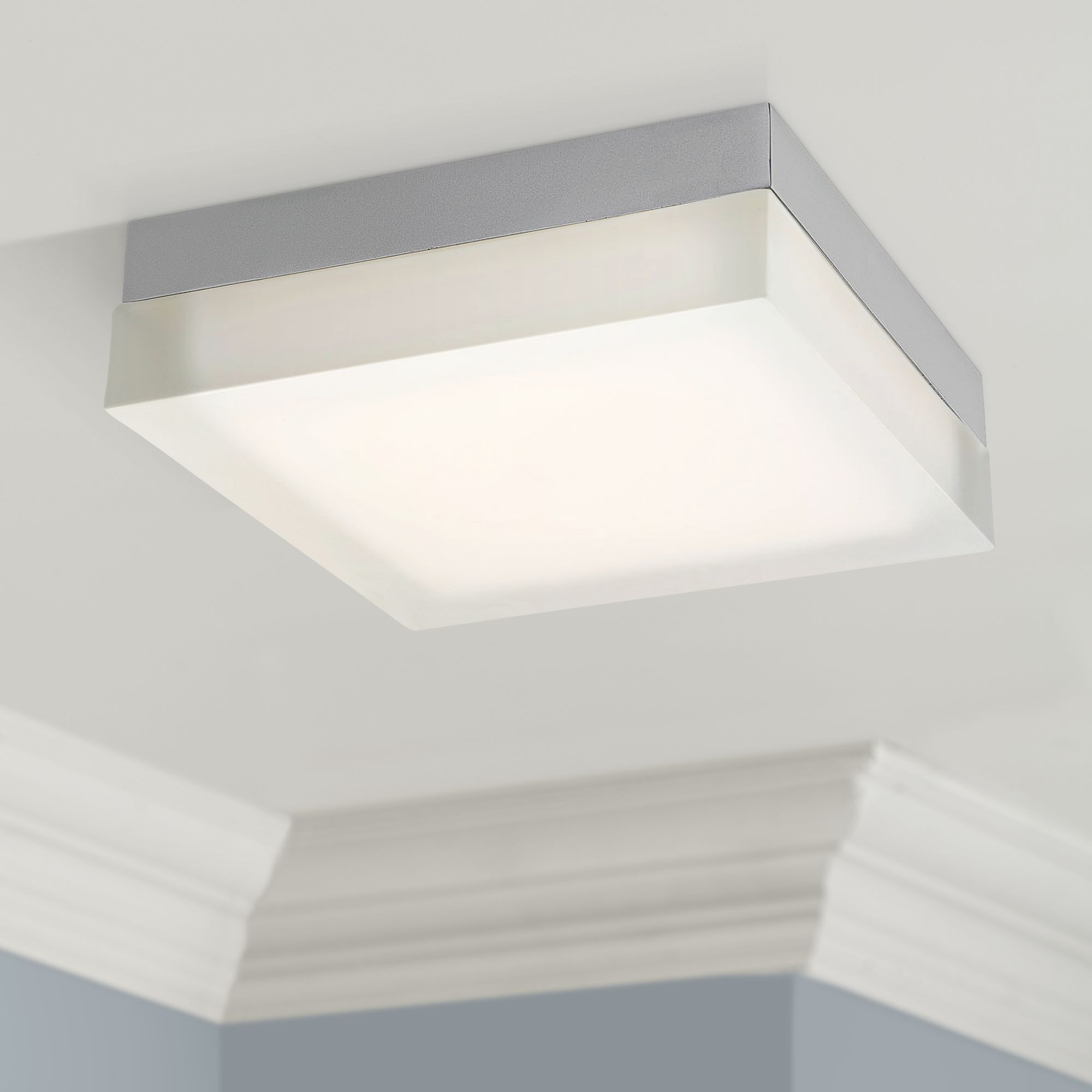 Modern Forms Matrix 12" Wide Titanium LED Ceiling Light