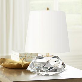 Crystal Accent Table Lamps Plus, Henley Green Stacked Table Lamp
