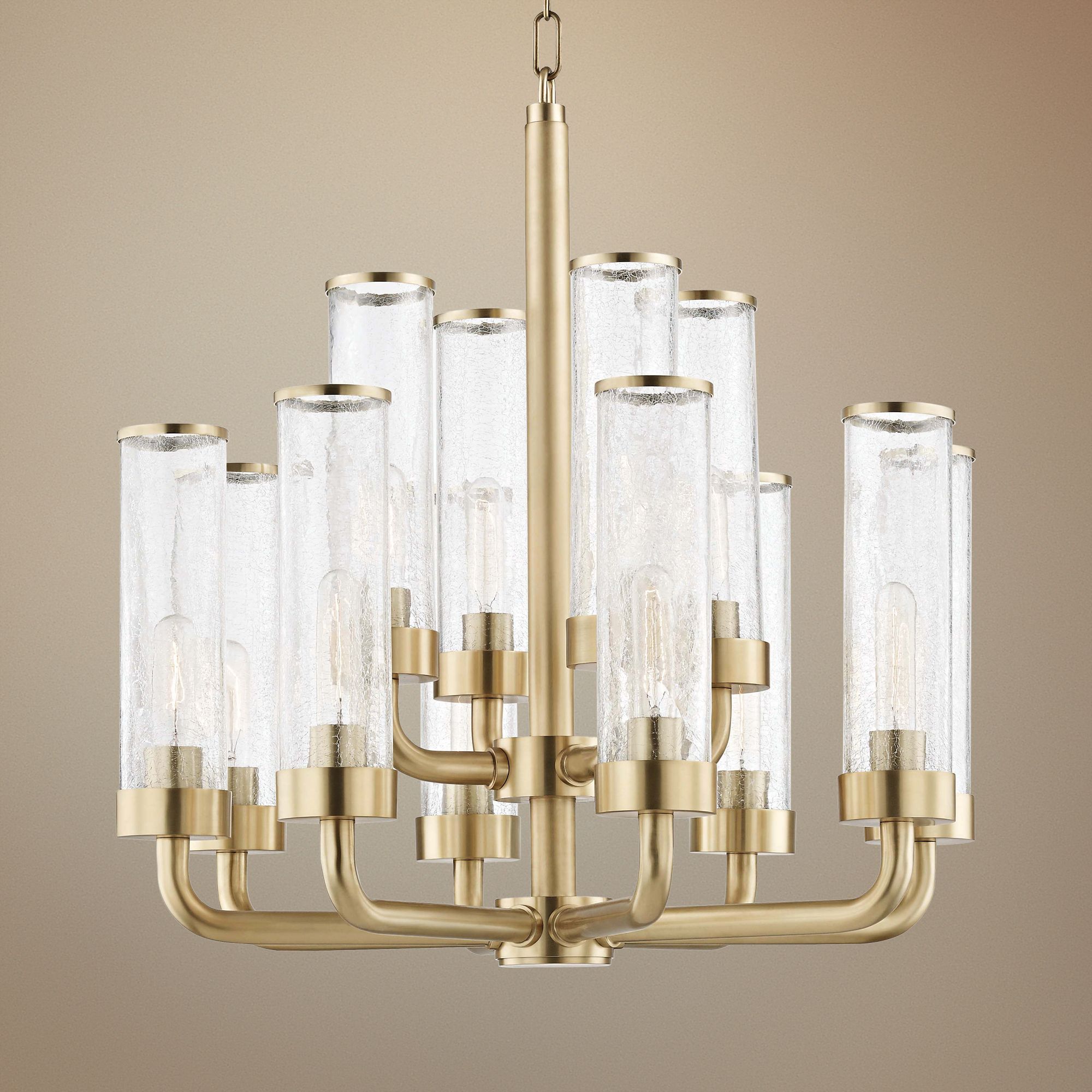 Hudson Valley Soriano 26 1/4" Wide Brass 12-Light Chandelier
