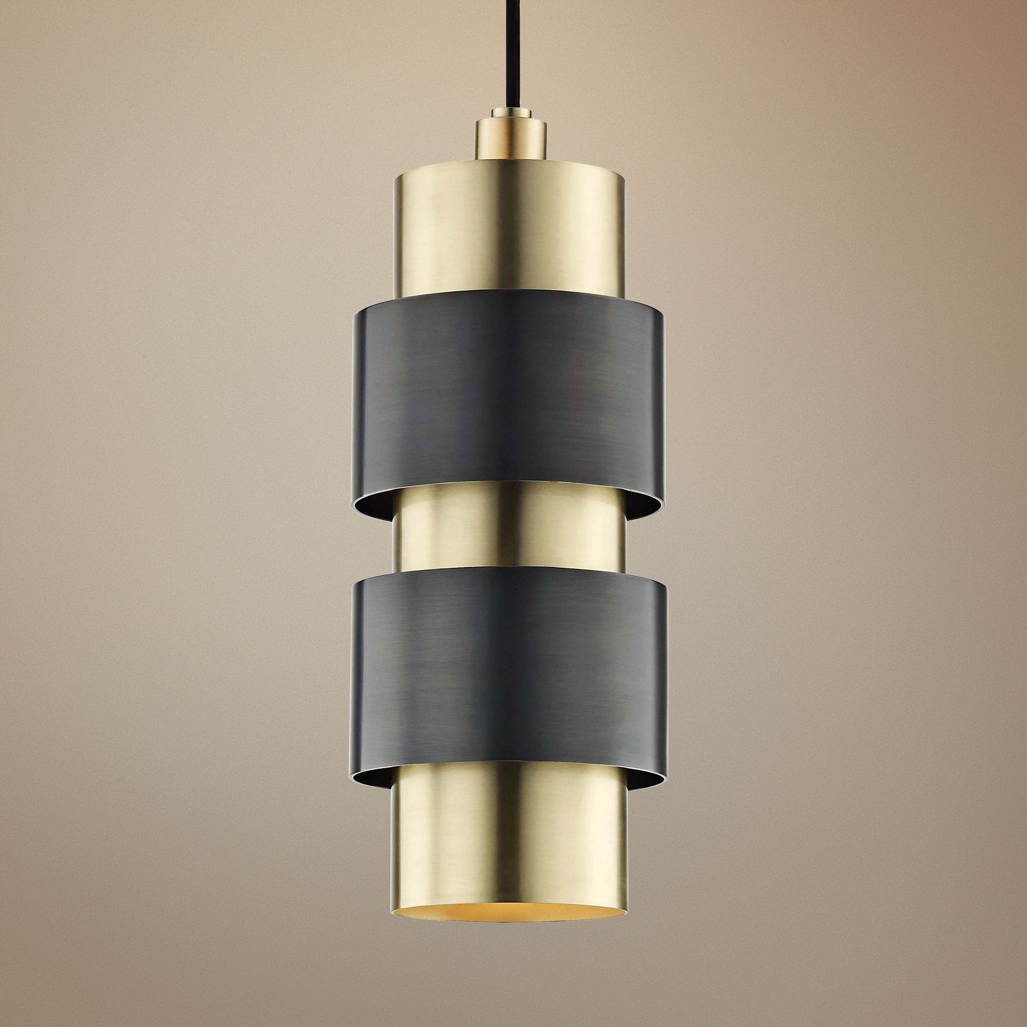 Hudson Valley Cyrus 6" Wide Old Bronze Mini Pendant