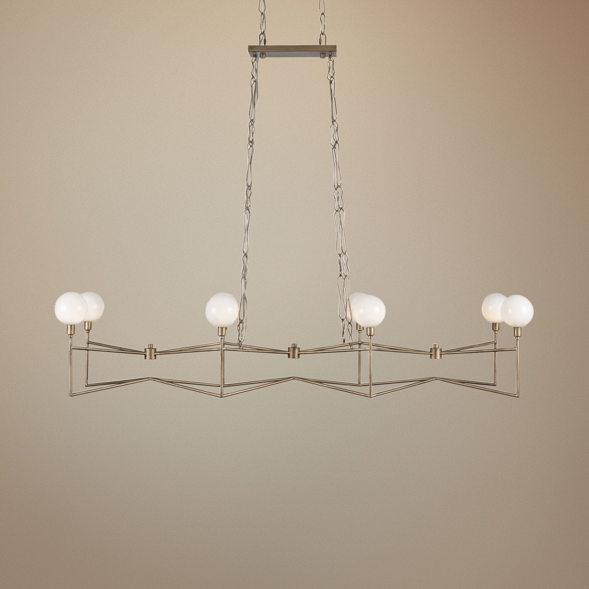 Bodie 54 1/4" Wide Havana Gold Kitchen Island Light Pendant