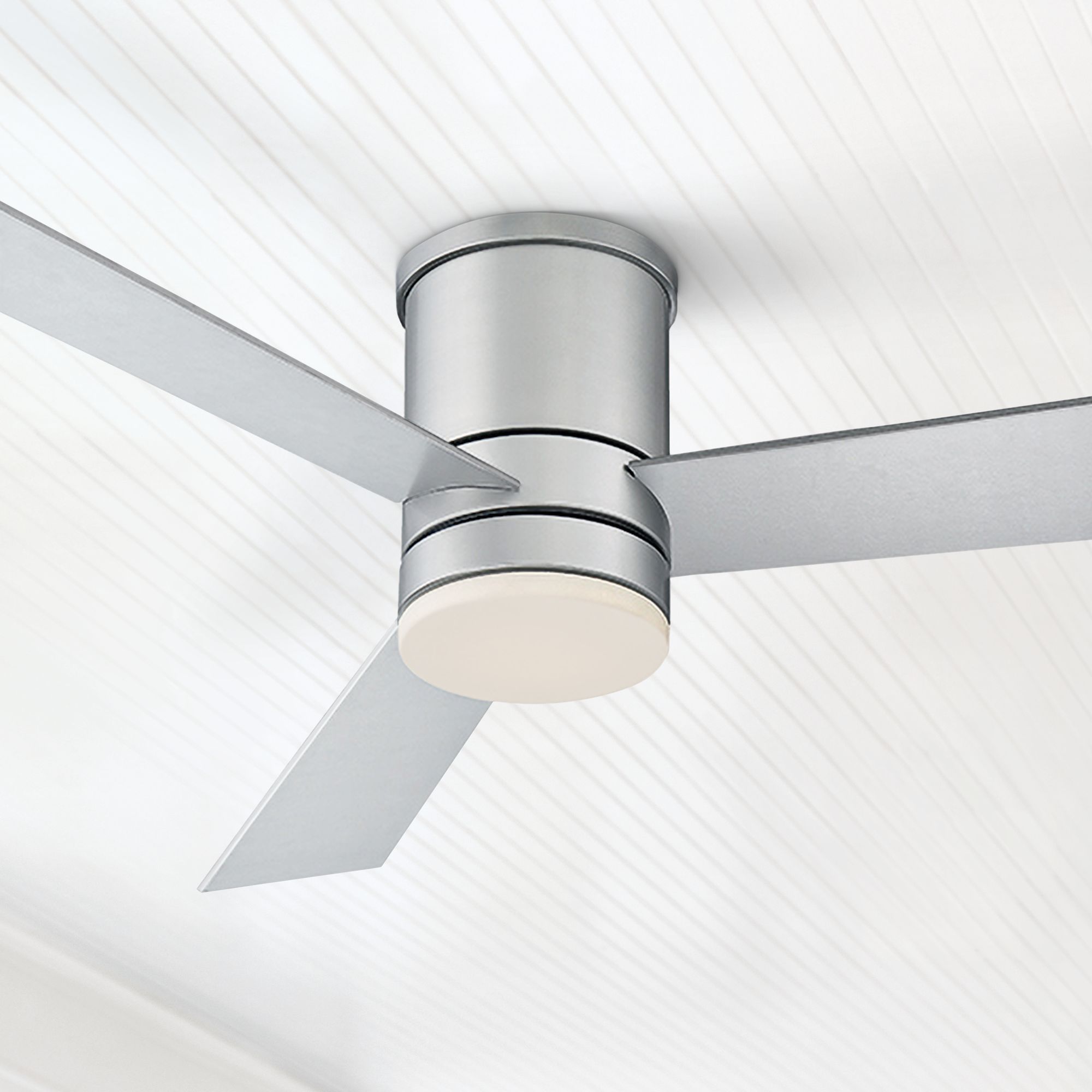 modern silver ceiling fans