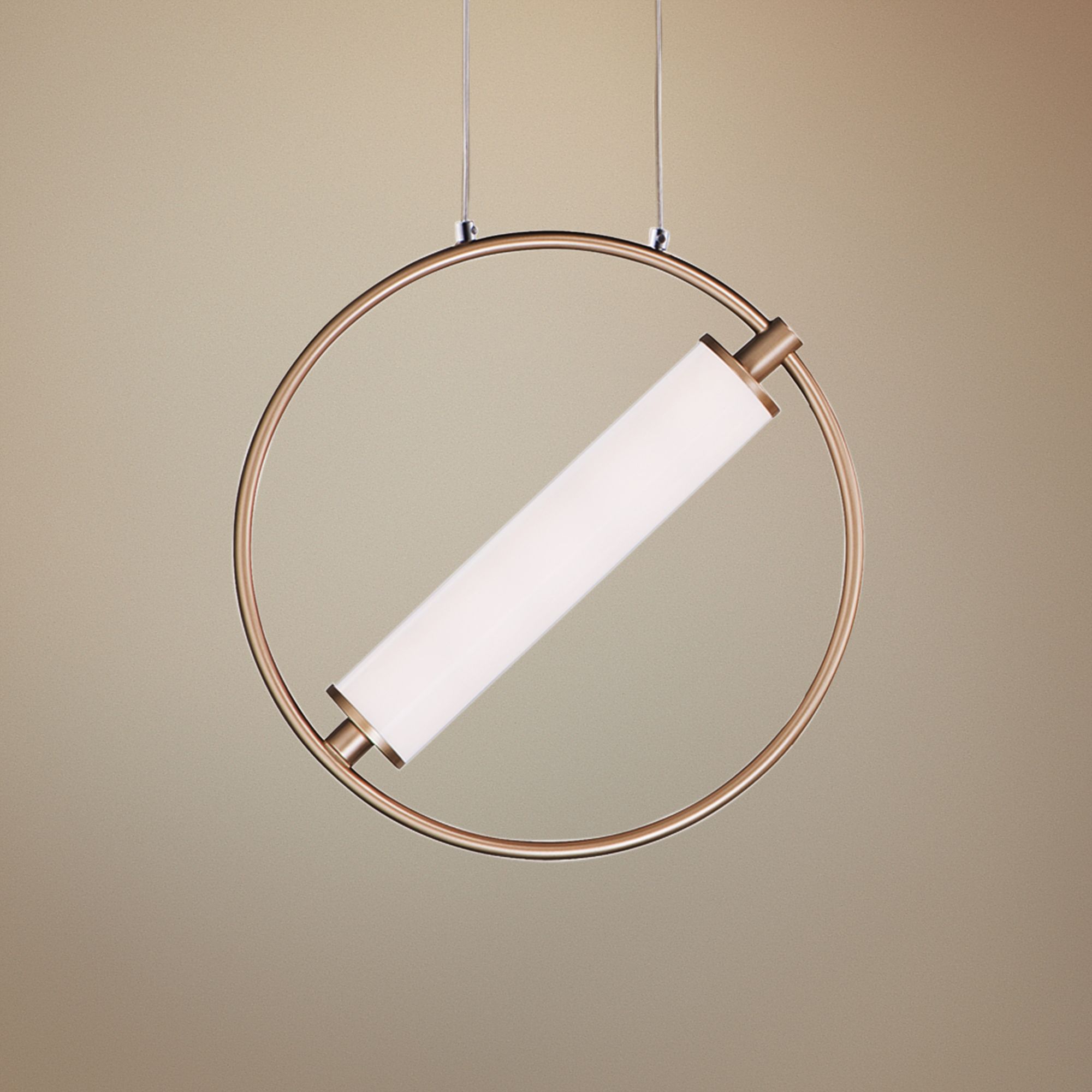 ET2 Flare 11 3/4" Wide Black and Soft Gold LED Mini Pendant