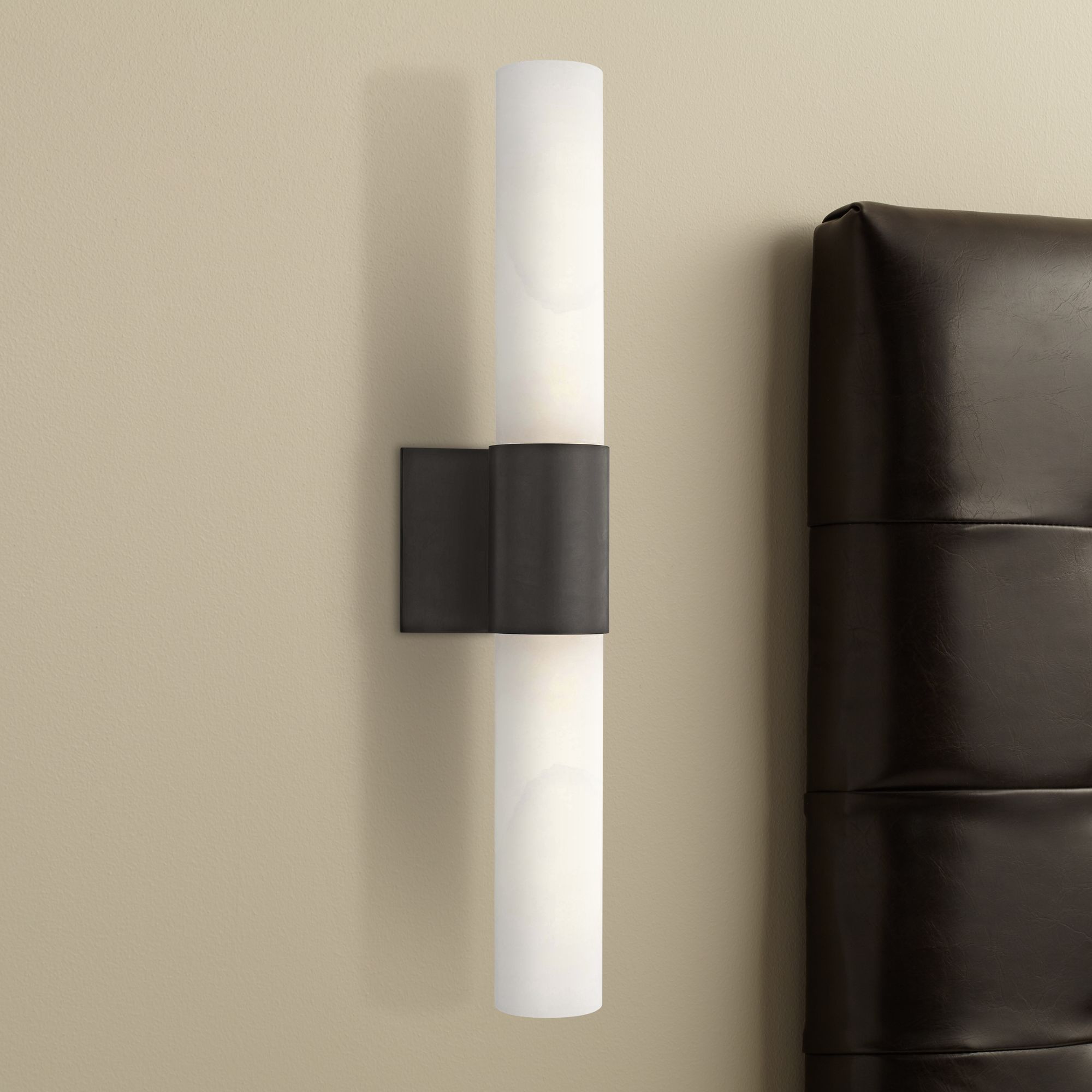 Hudson Valley Barkley 23 3/4"H Old Bronze 2-Light LED Sconce