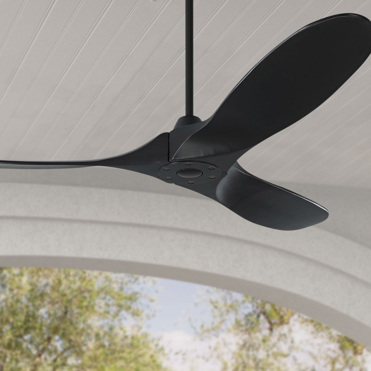 52 Monte Carlo Maverick Ii Matte Black Ceiling Fan 59t35