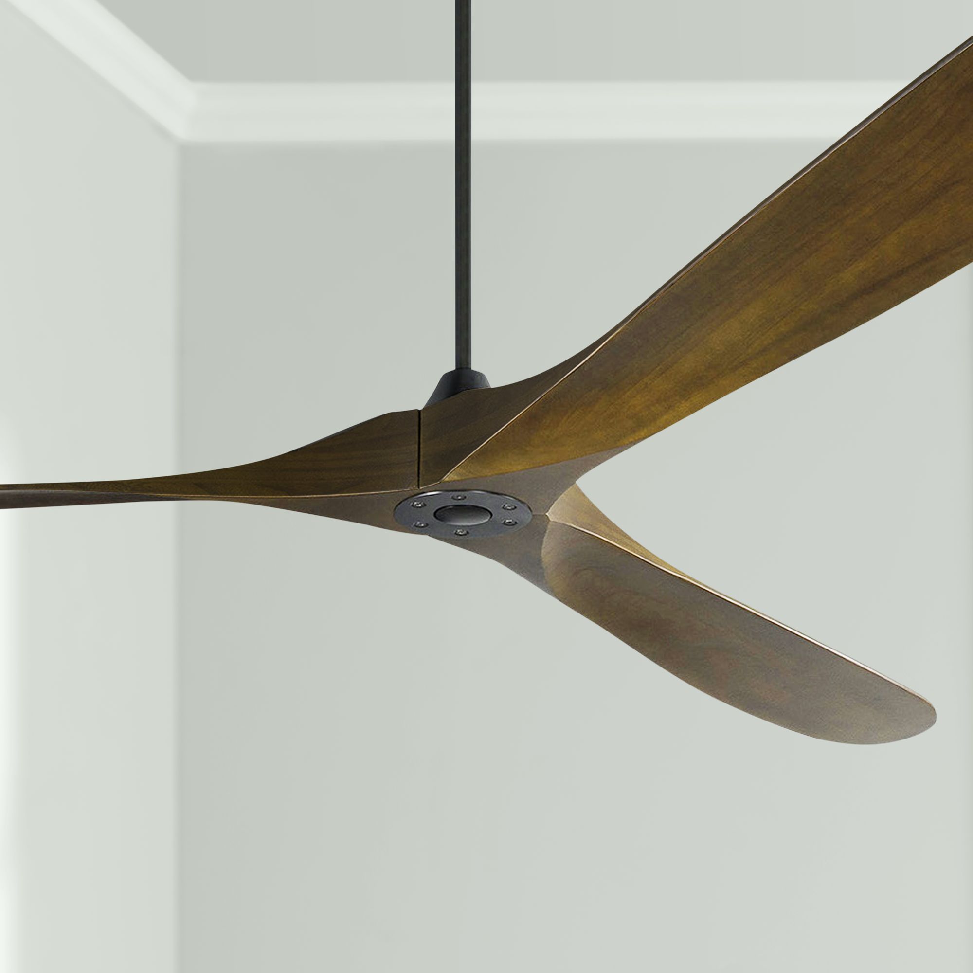 99" Monte Carlo Maverick Grand Matte Black Ceiling Fan