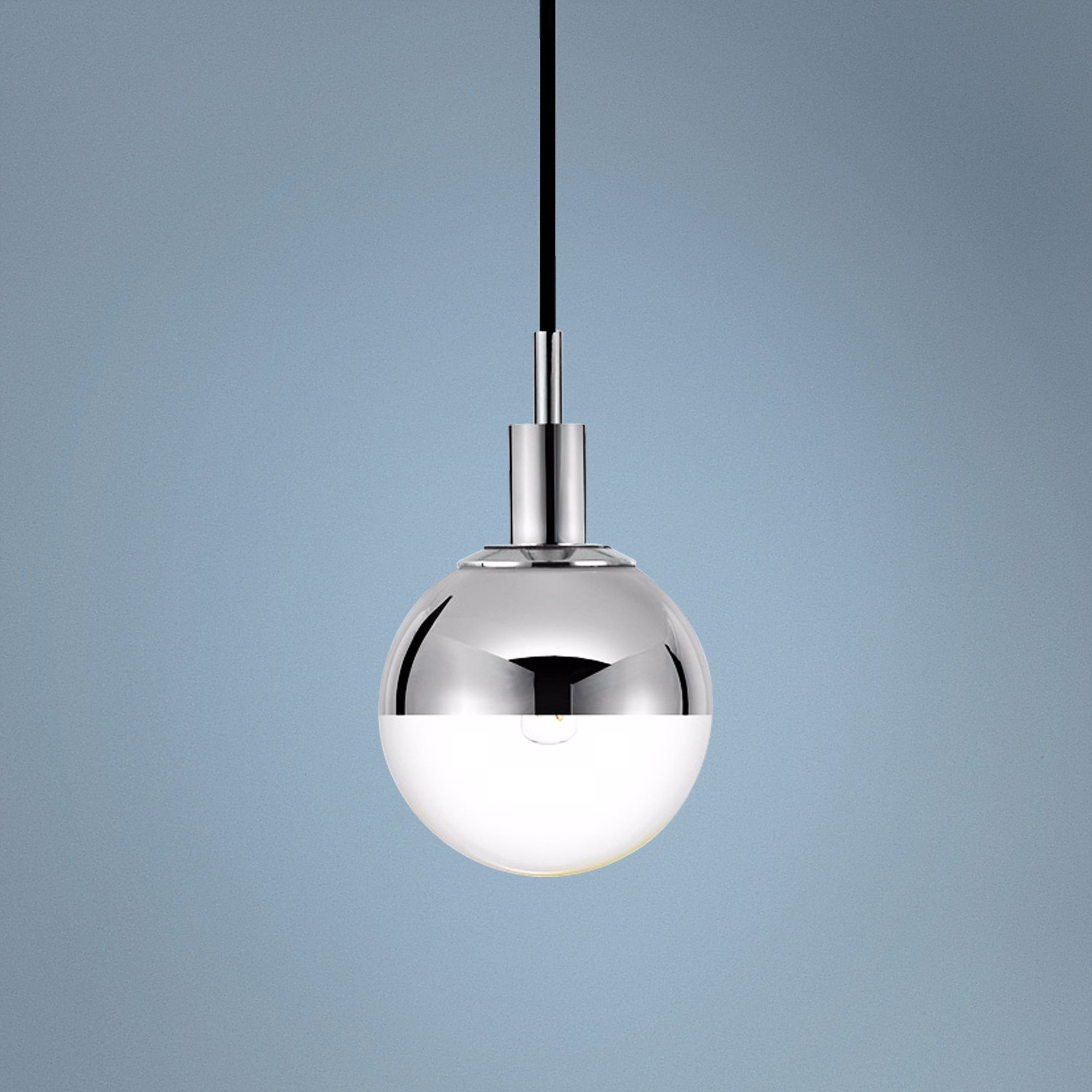 Sonneman Orb 5 1/2" Wide Chrome Mini Pendant