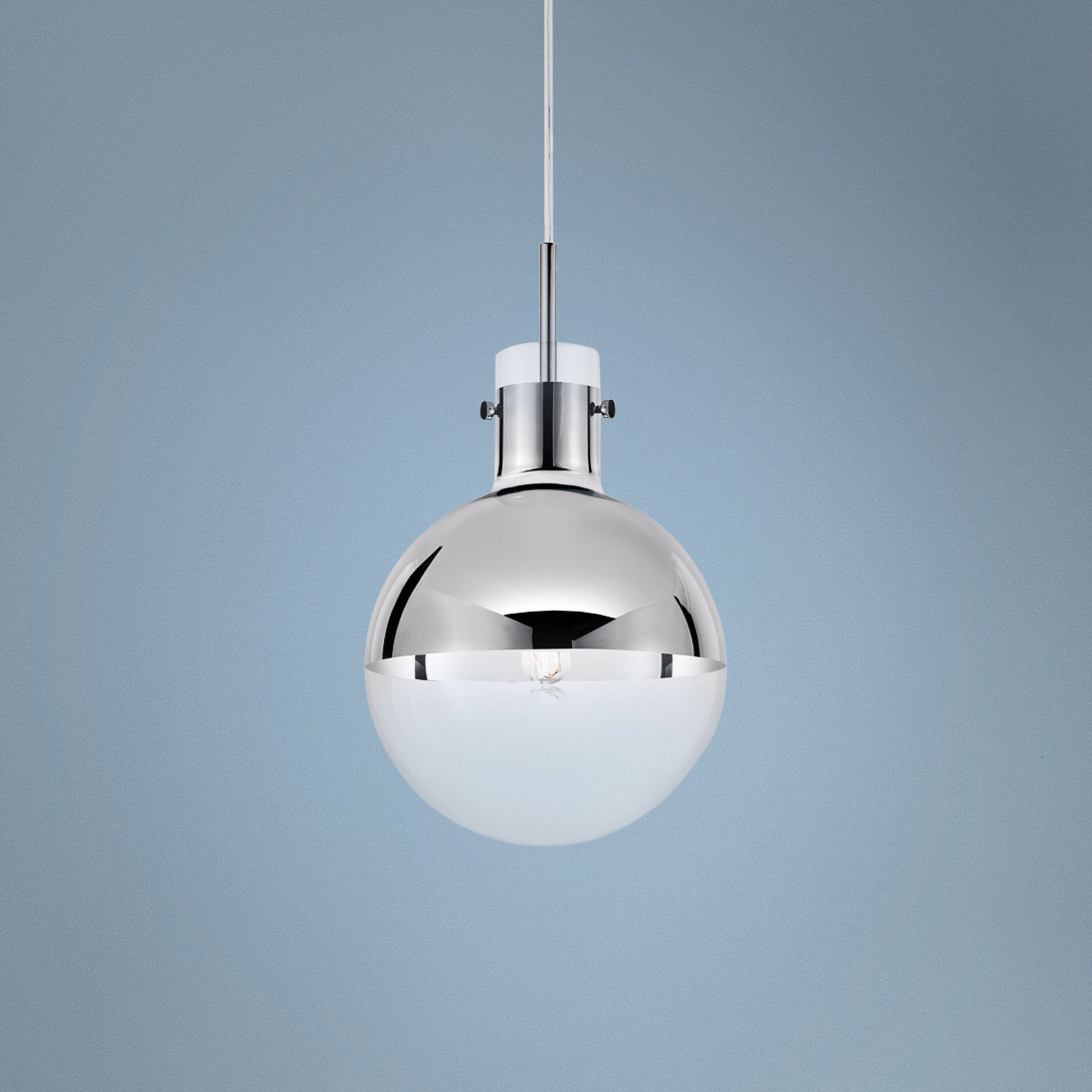 Sonneman Apollo 10" Wide Polished Chrome Mini Pendant