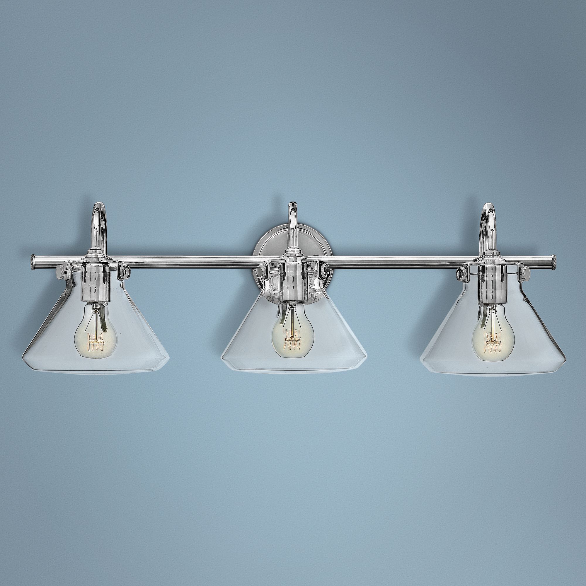 Hinkley Congress 29 1/2" Wide Chrome 3-Light Bath Light