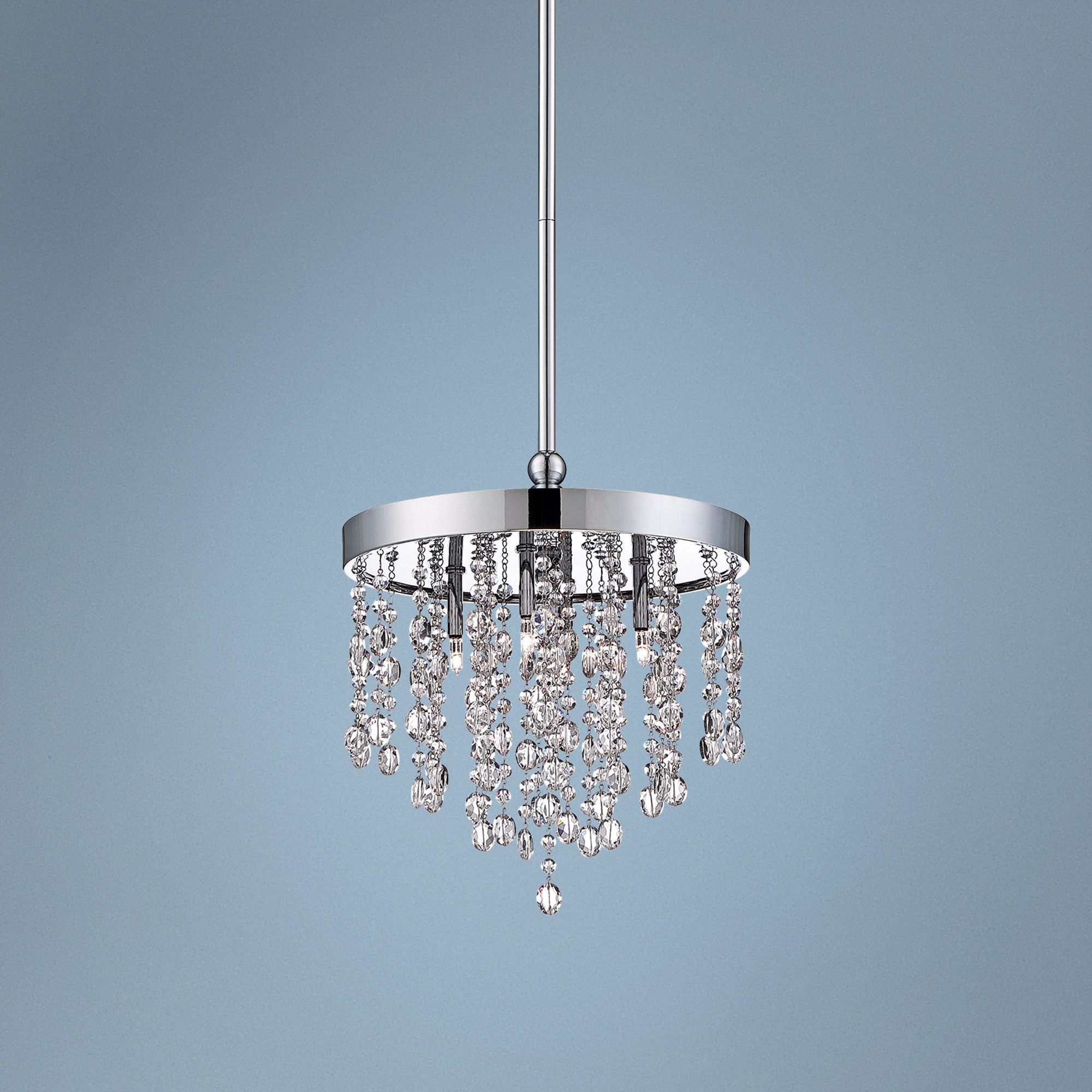 Eurofase Opa 10 1/4" Wide Round Chrome Mini Pendant