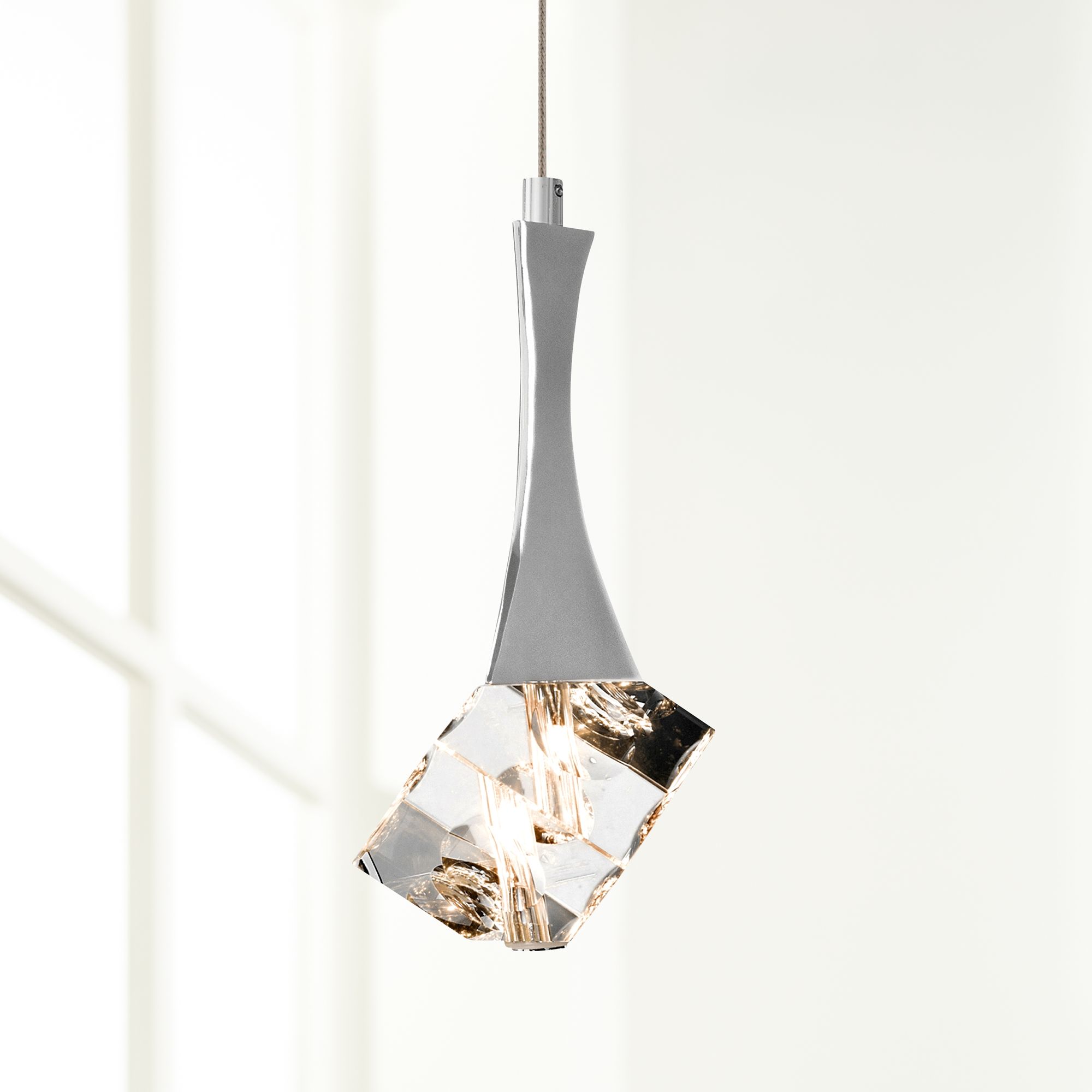 Elan Rockne 4 1/4" Wide Chrome Mini Pendant Light