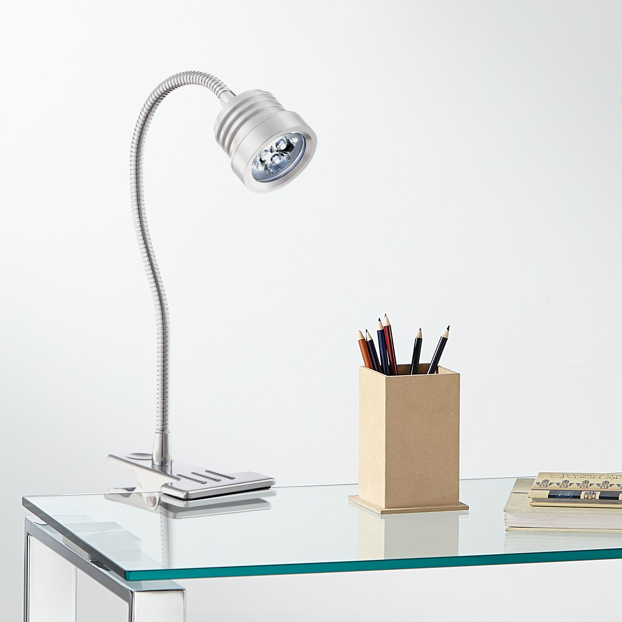 Tyler Collection Gooseneck Large LED Clip Light - #5N491 ...