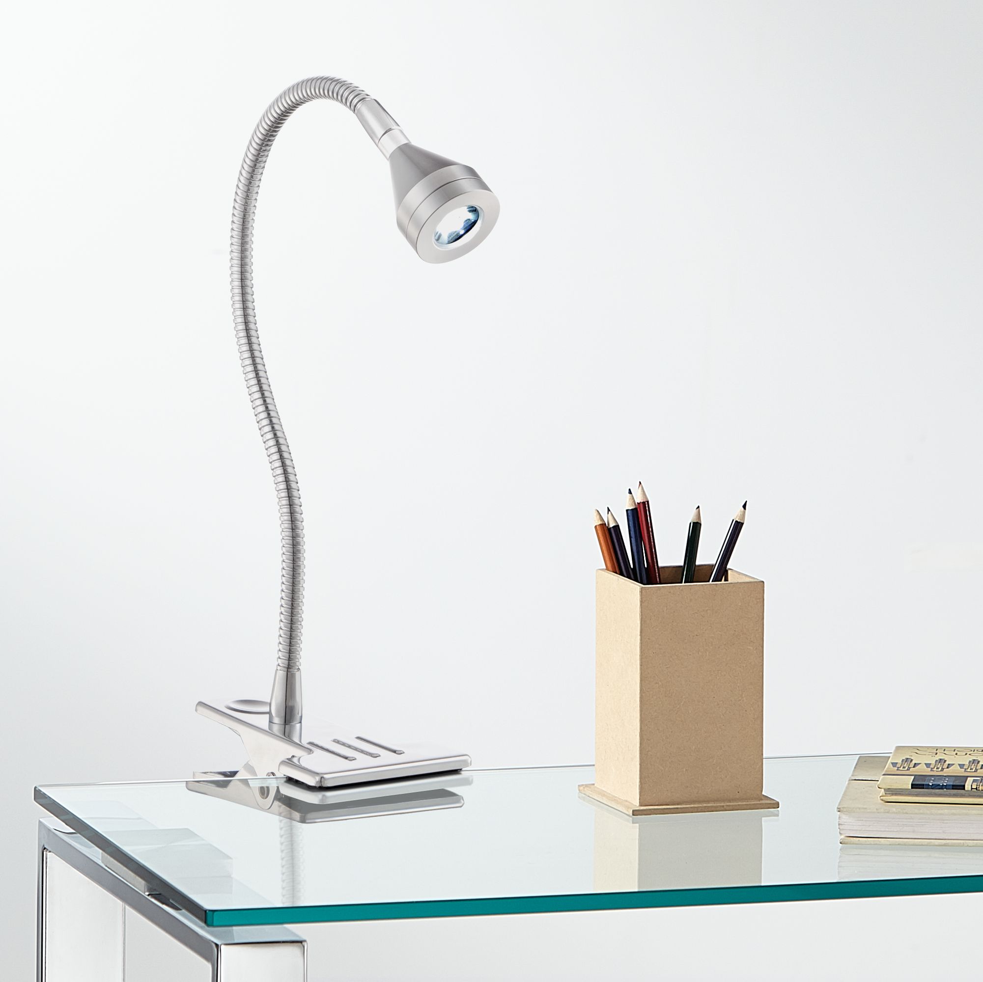 Tyler Gooseneck Tapered LED Clip Light