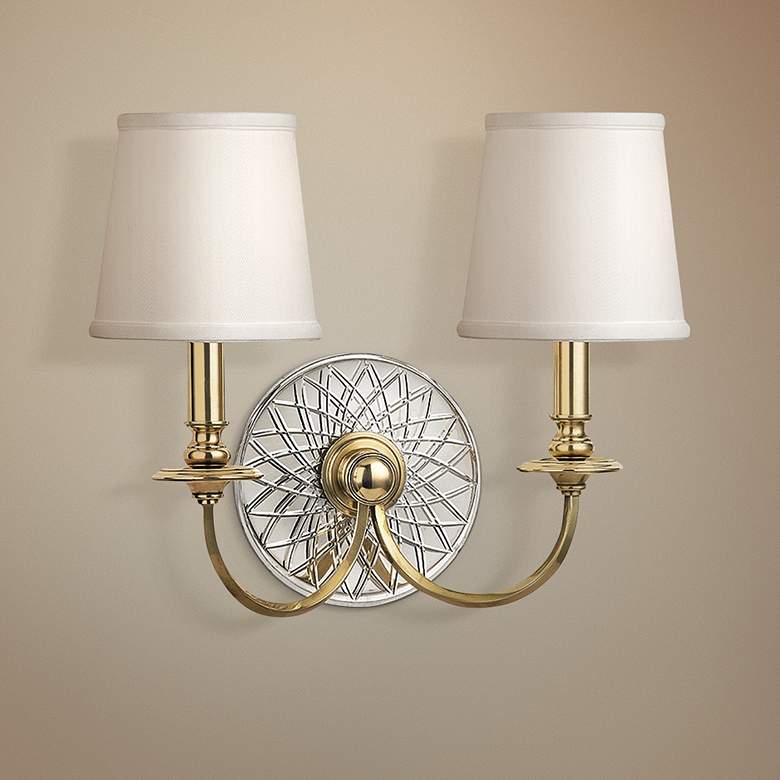 Yates 14" High 2-Light Aged Brass Wall Sconce - #5T422 ... Yates 14" High 2-Light Aged Brass Wall Sconce - #5T422 ... on Aged Brass Wall Sconce id=86113